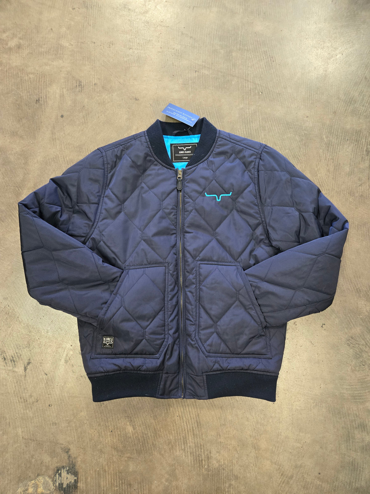 Ladies Navy Marinos Bomber Jacket