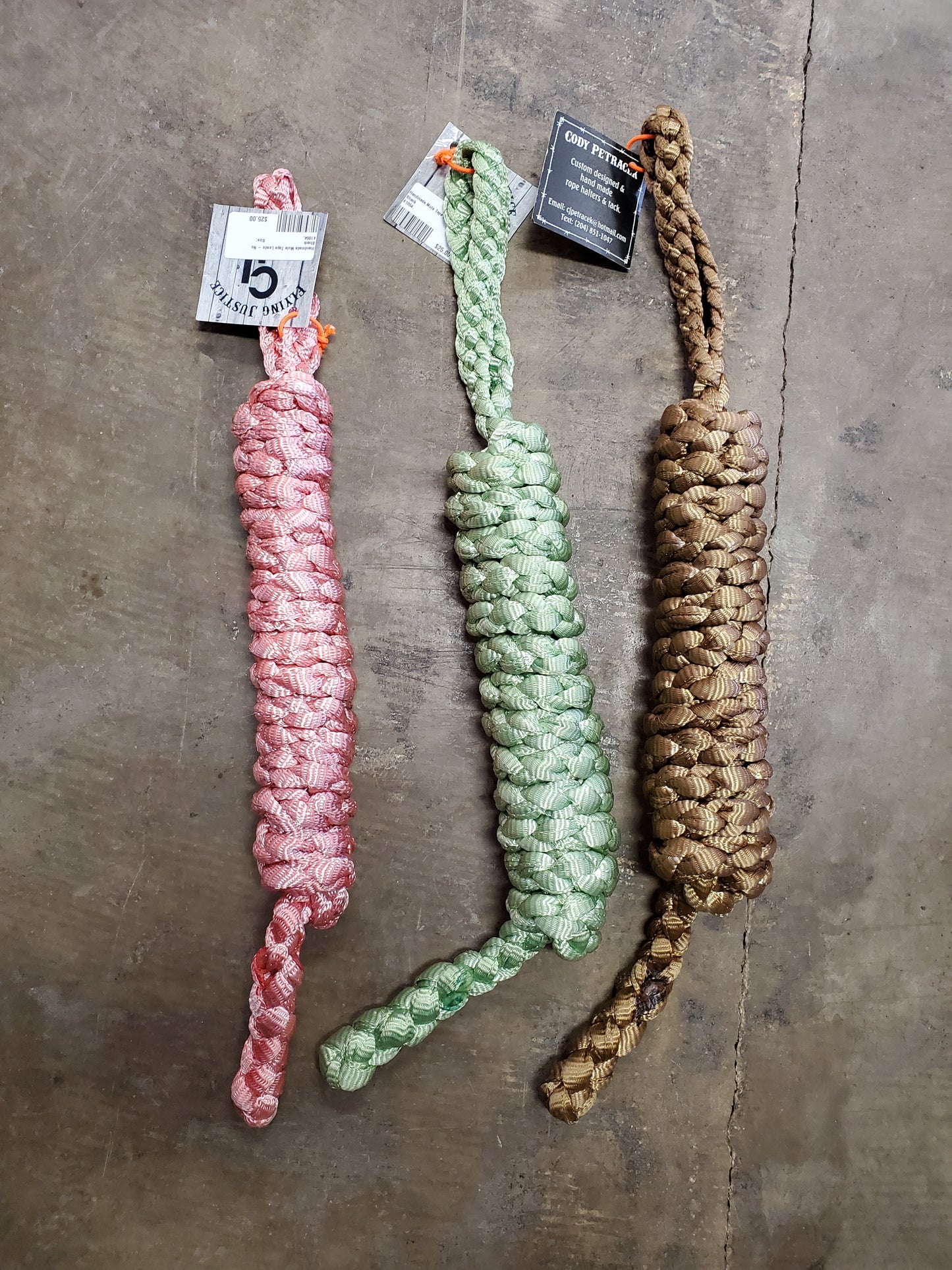 Handmade Mule Tape Leads