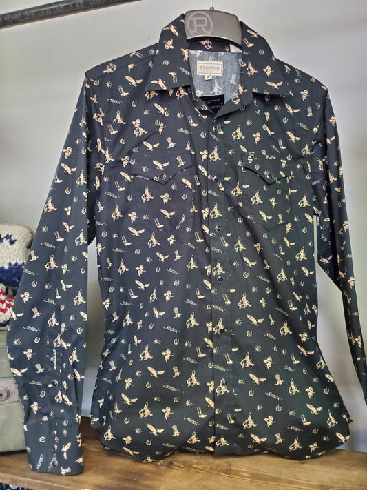 NEW Conversation Print W/Shirt