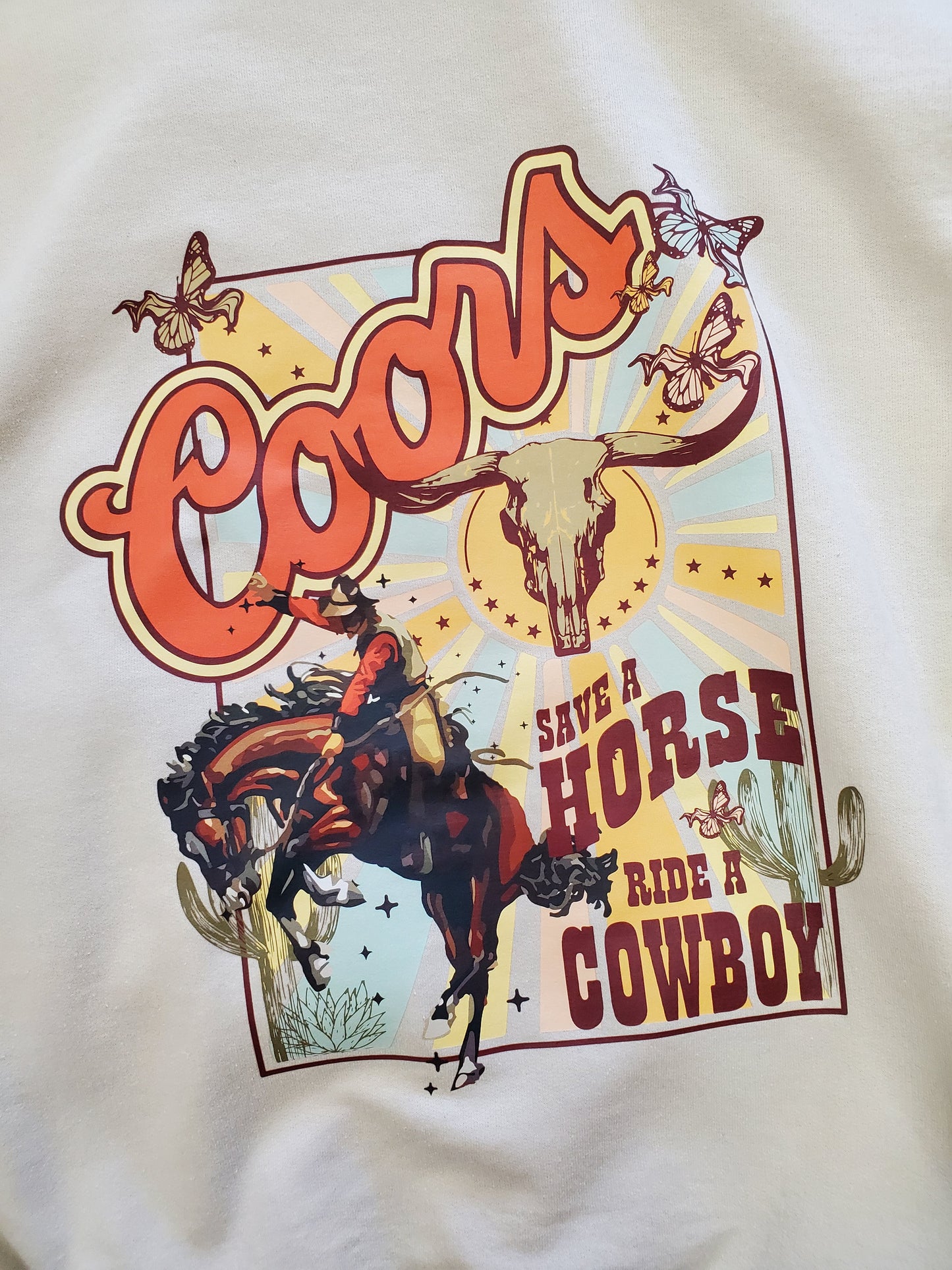 Save A Horse Hoodie - Tan