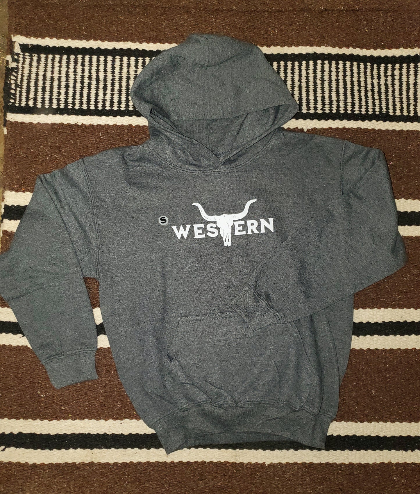 Western Grey YOUTH Hoodie