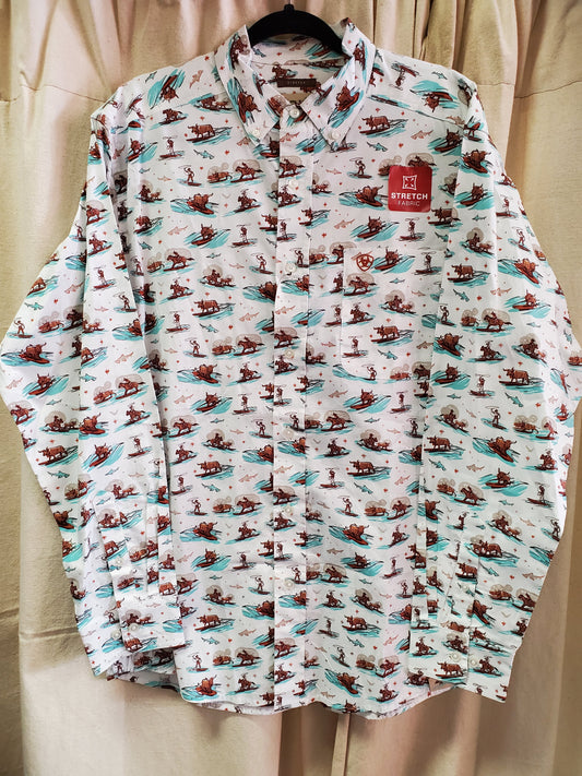 Roper  Print W/Shirt NEW