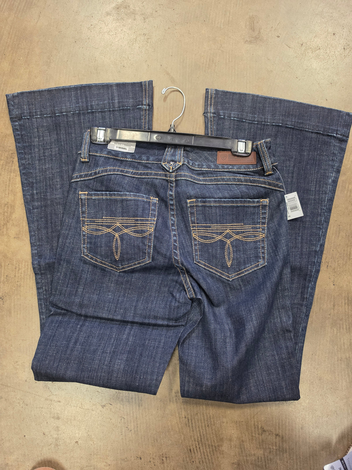 NEW R & R Mid Rise Trouser Jeans
