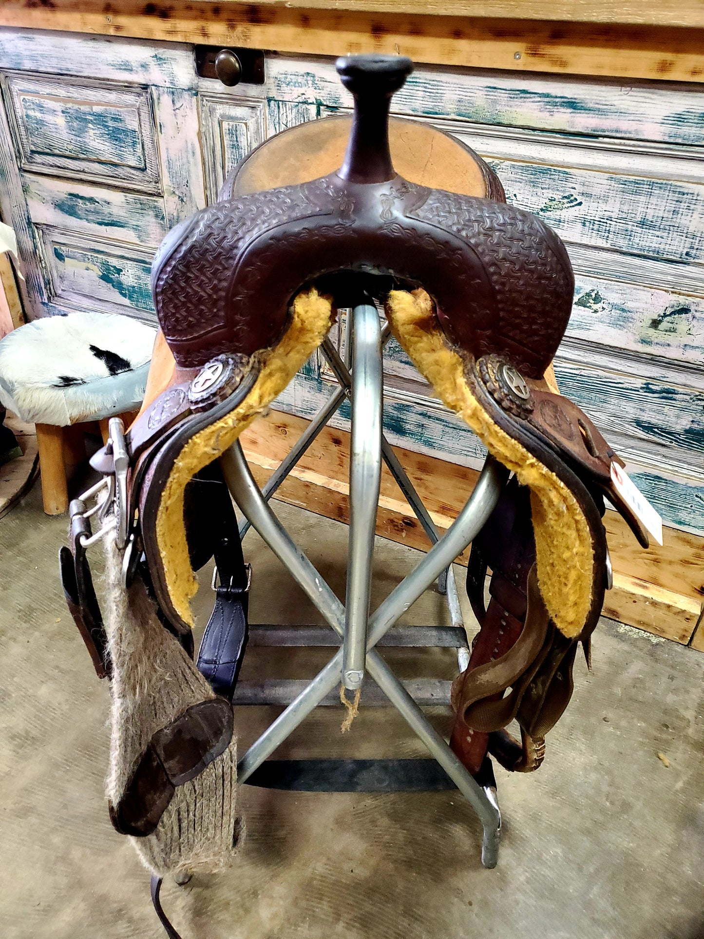 17" Teskey's Cutting Saddle