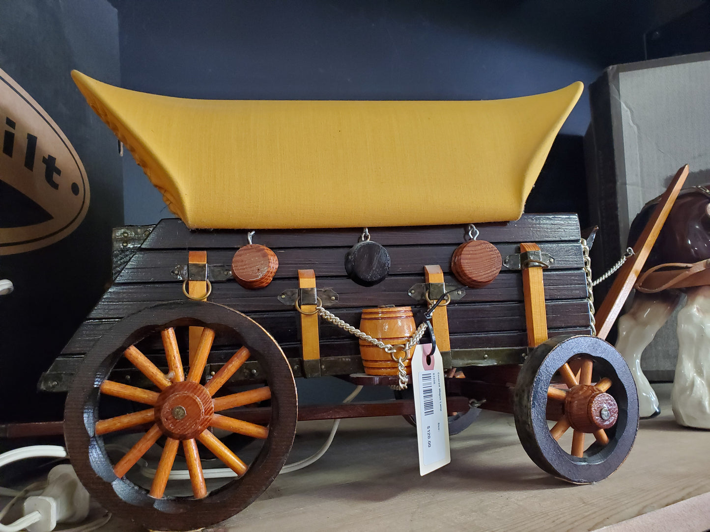 Covered Wagon Lamp