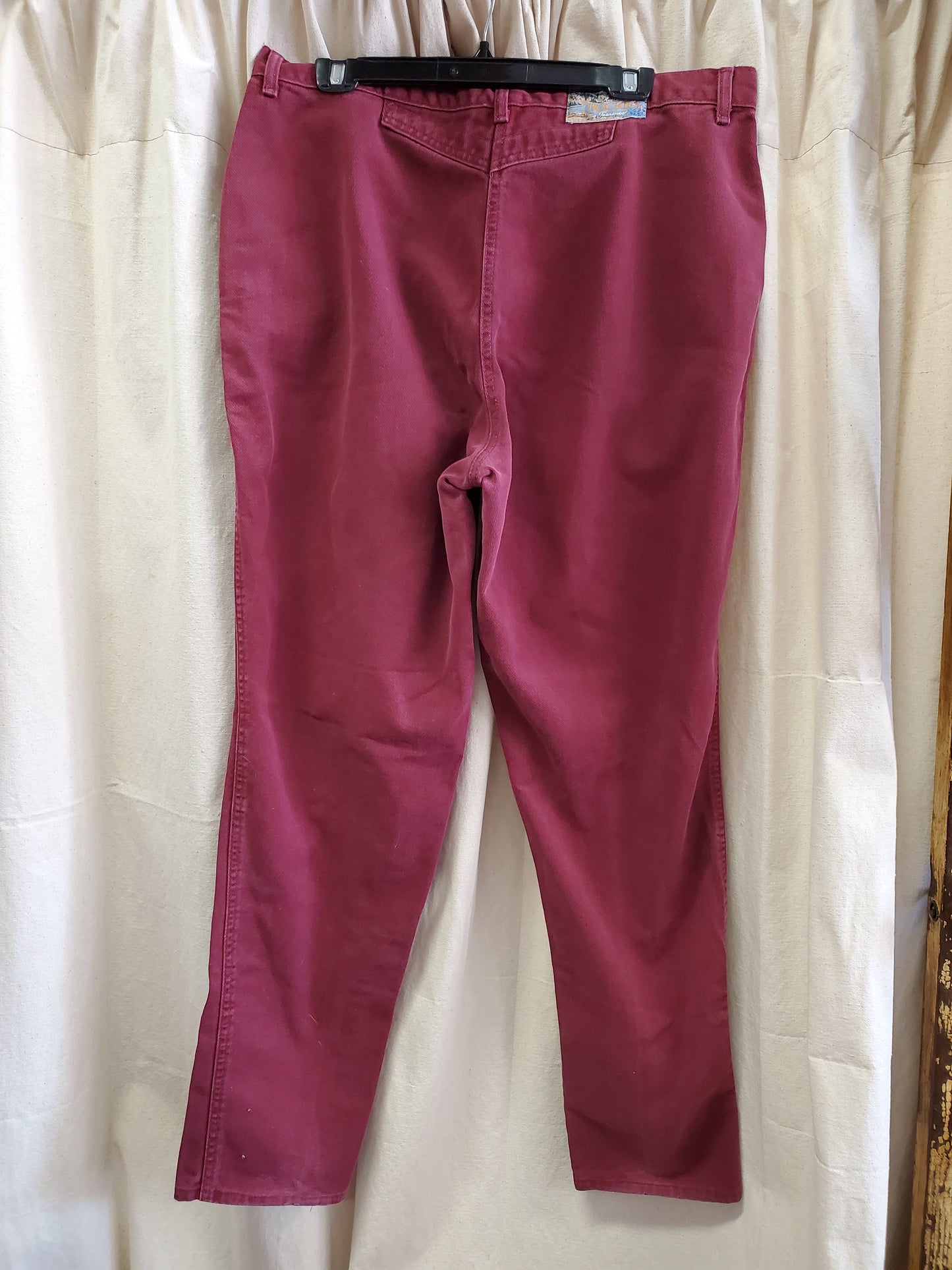 Burgundy Vinatge Rockies/Faded