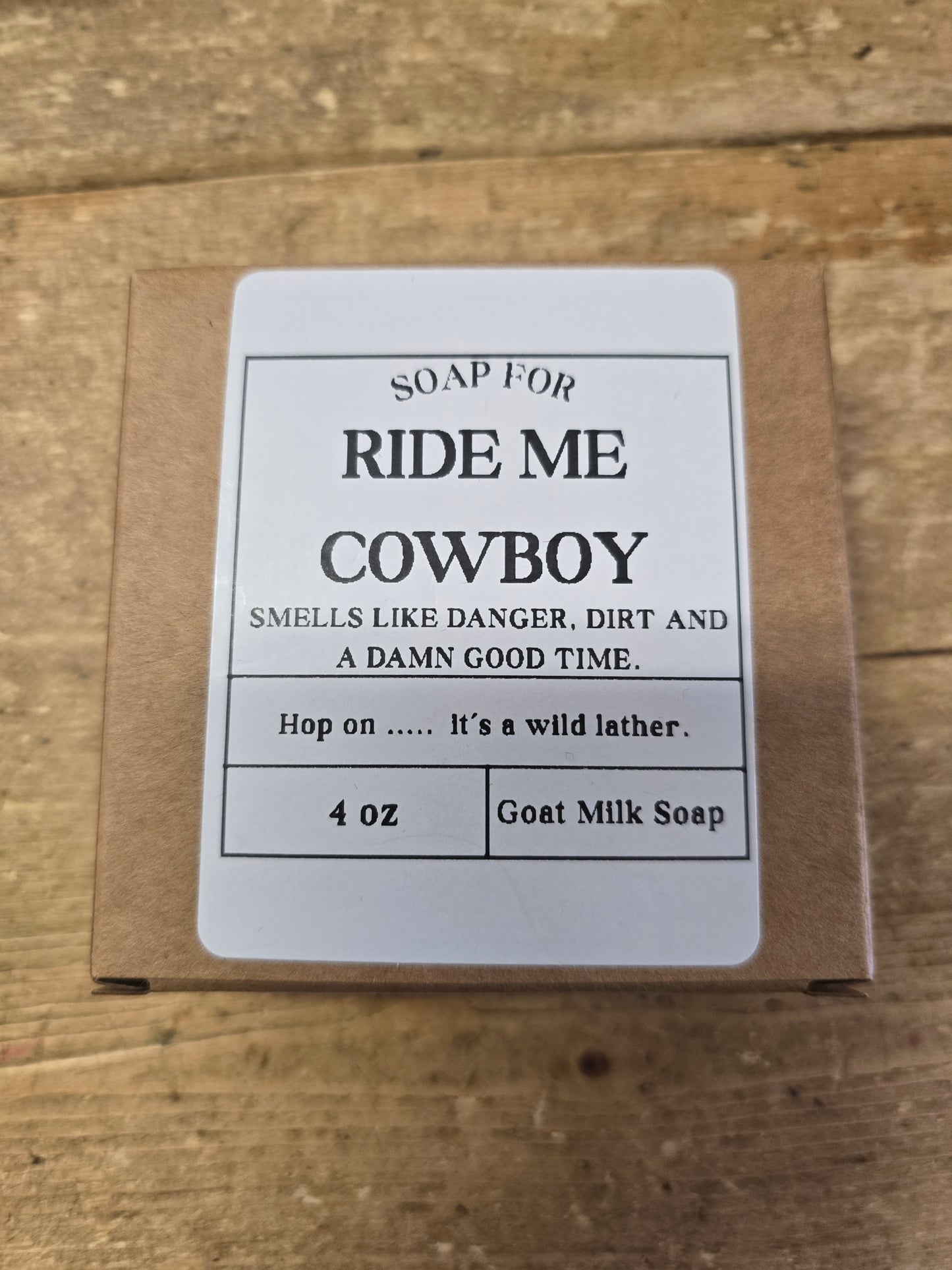 Ride Me Cowboy (Locally Made Soap)