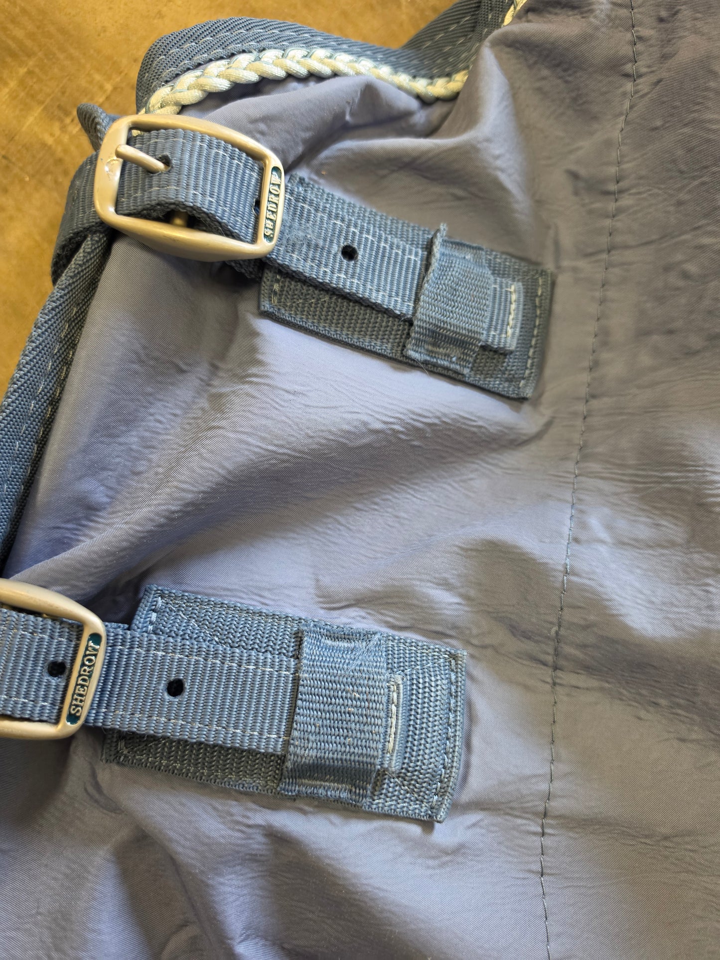 Blue Fleece Lined Turnout/Cooler Repairs
