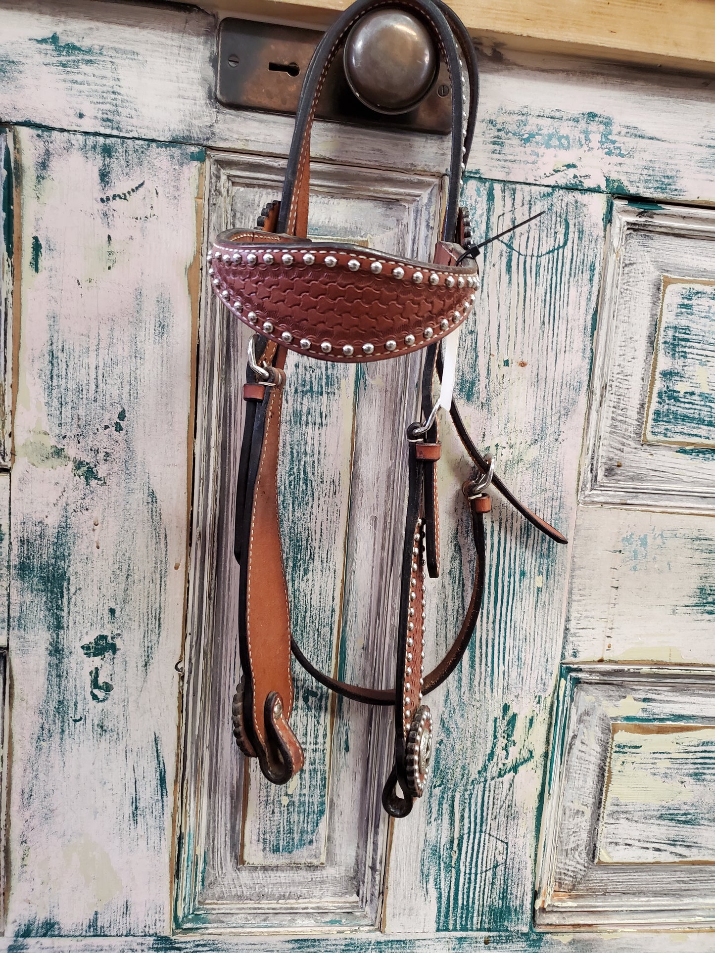 Browband Headstall/ Star Of Texas      Dot Details