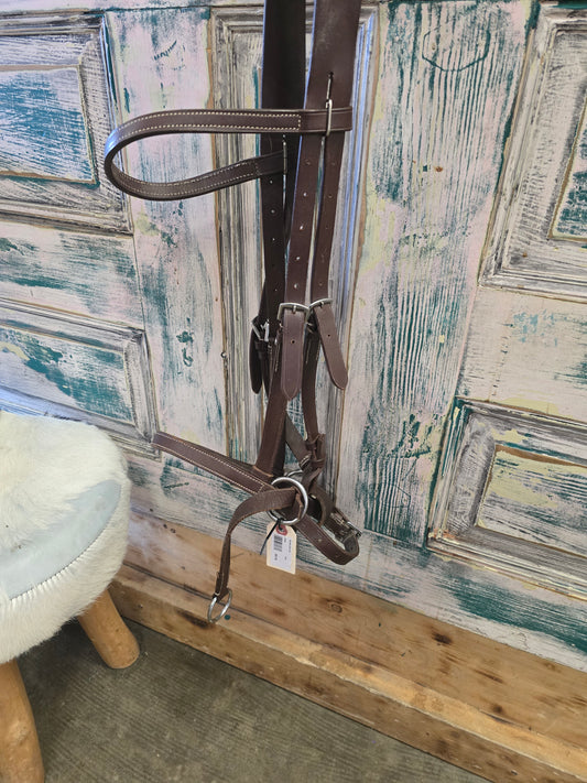 Biothane -Leather Side Pull