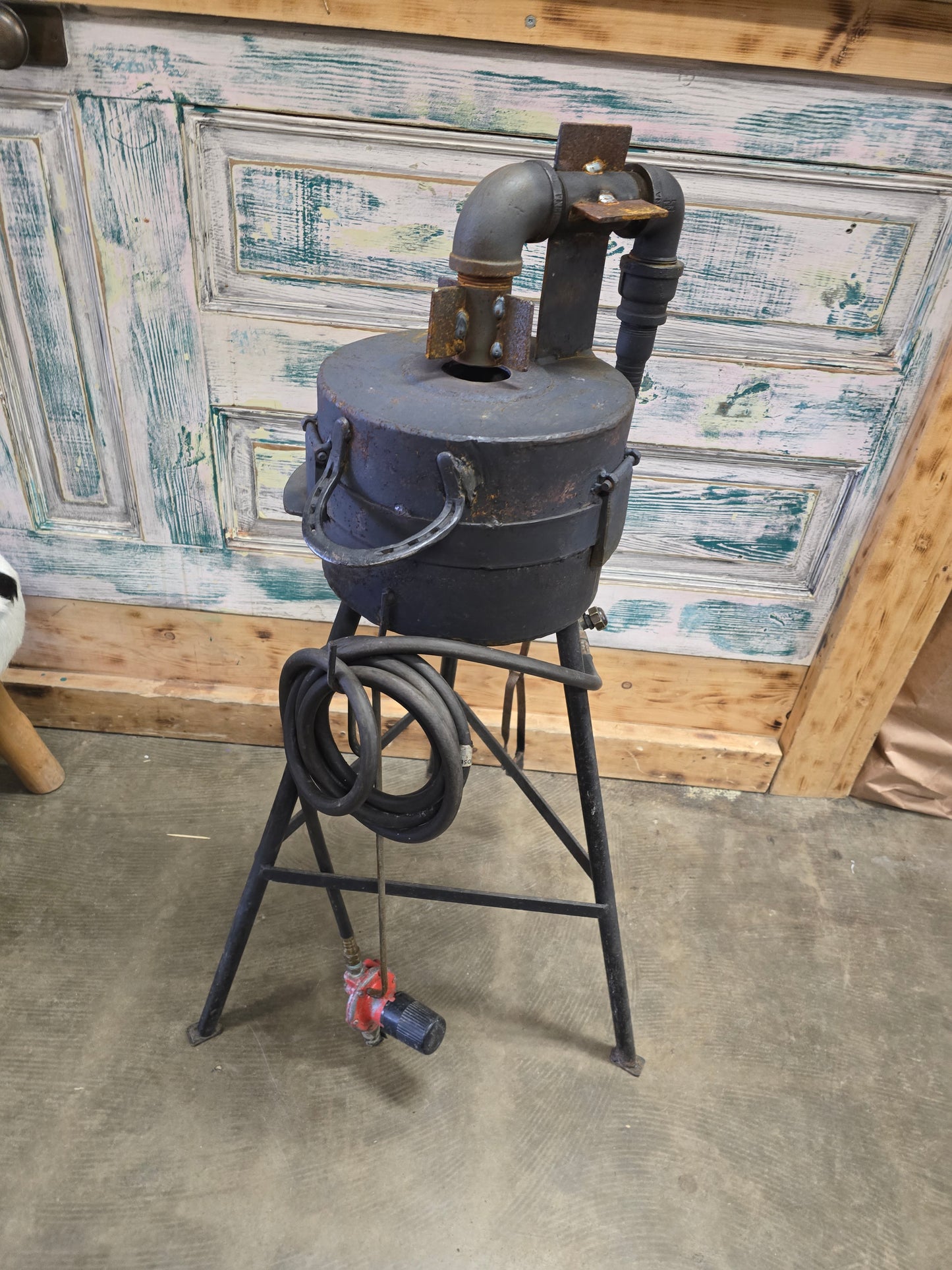Single Burner Farrier Forge