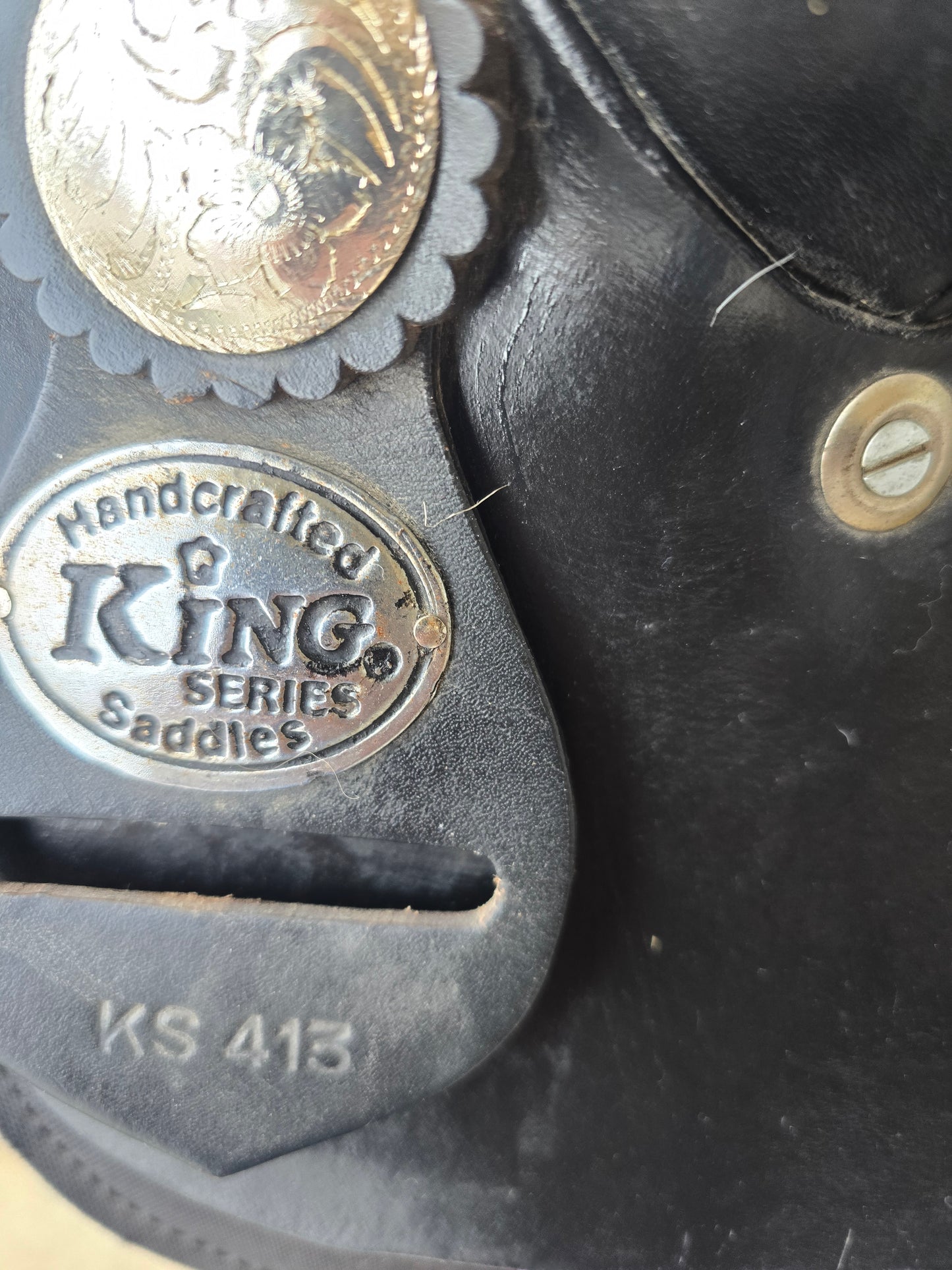 Black Youth Synthetic Saddle (12.5)