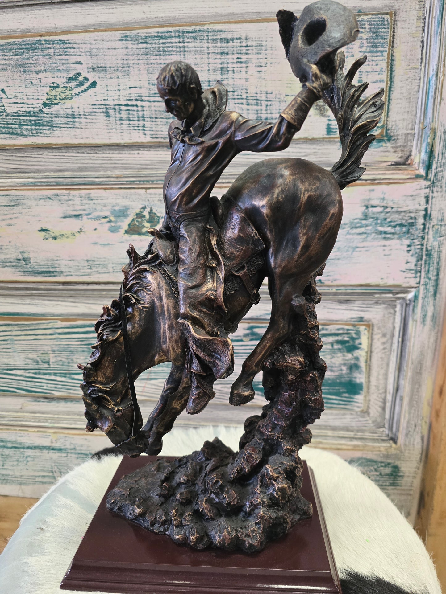 Resin Bronc Rider