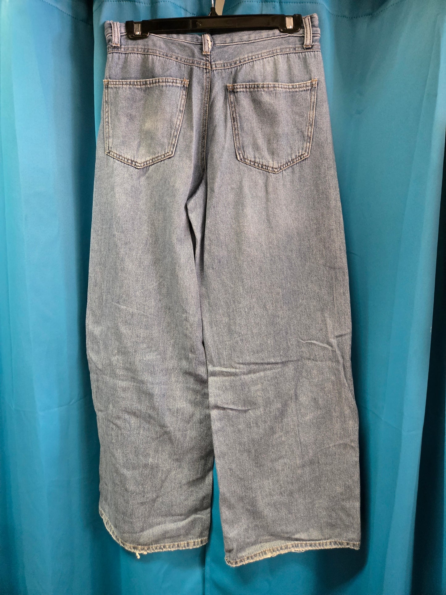 Light Weight Denim Wide Leg Jeans