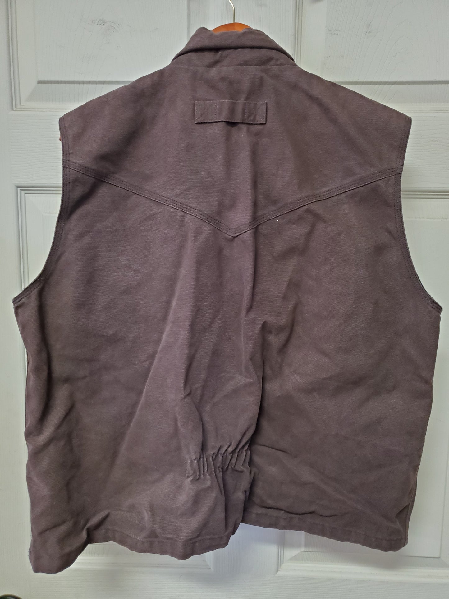 Brown Canvas Chore Vest