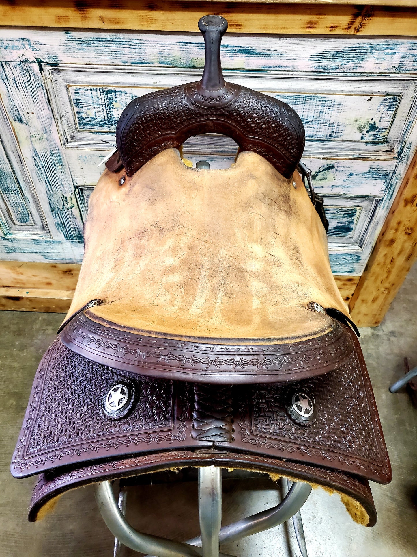 17" Teskey's Cutting Saddle