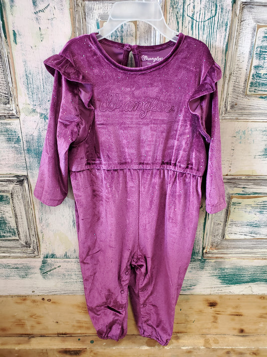 Purple Sparkle Velvet Onsie NEW