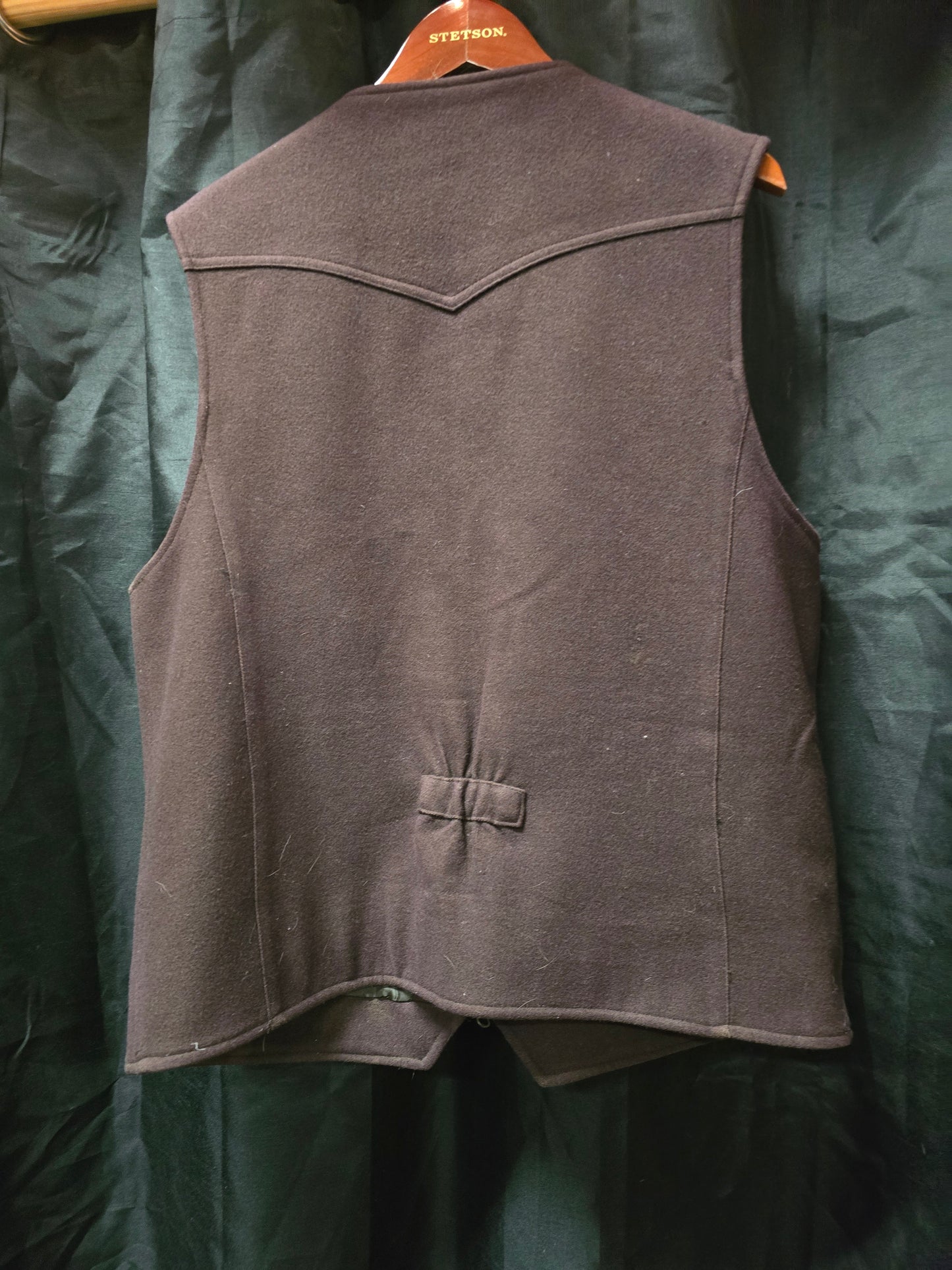 Men's Brown Wool Vest