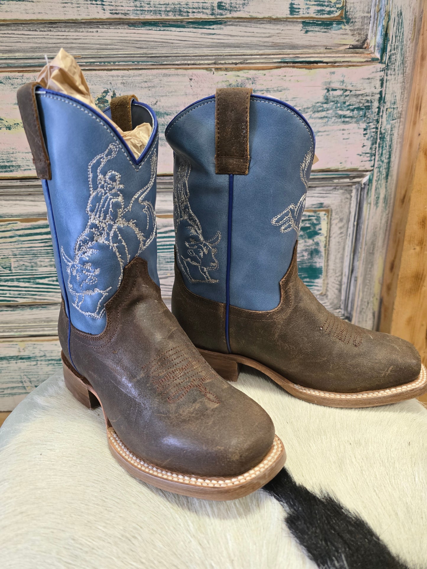 NEW Bullrider Detail Youth Boots