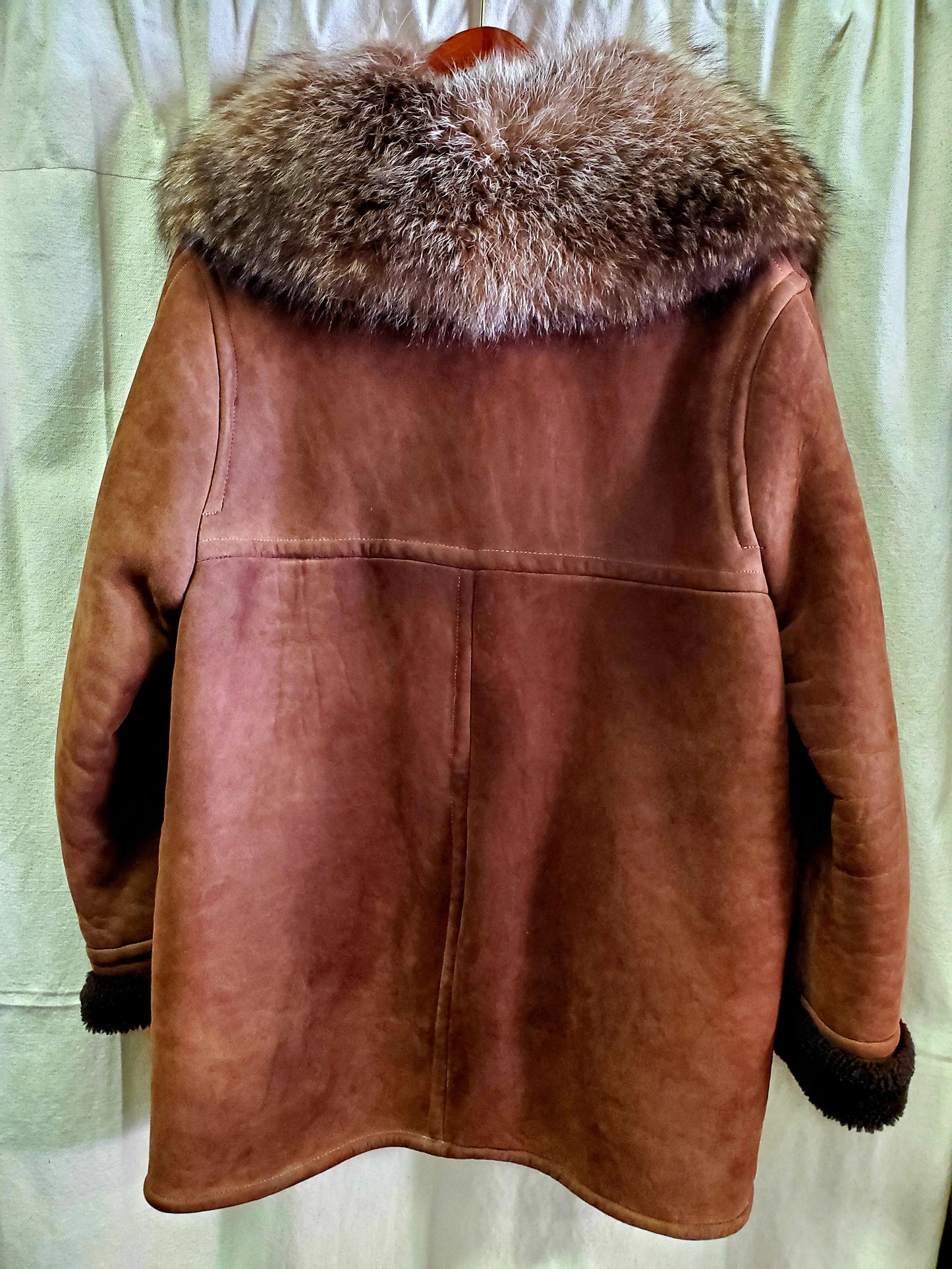 Sheerling Jacket/ Fur Collar