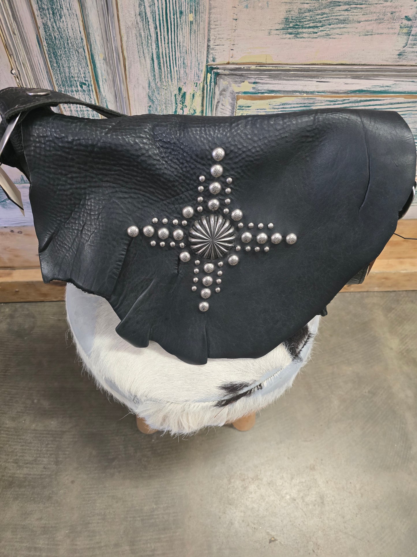 Black "Paige Leather" Purse