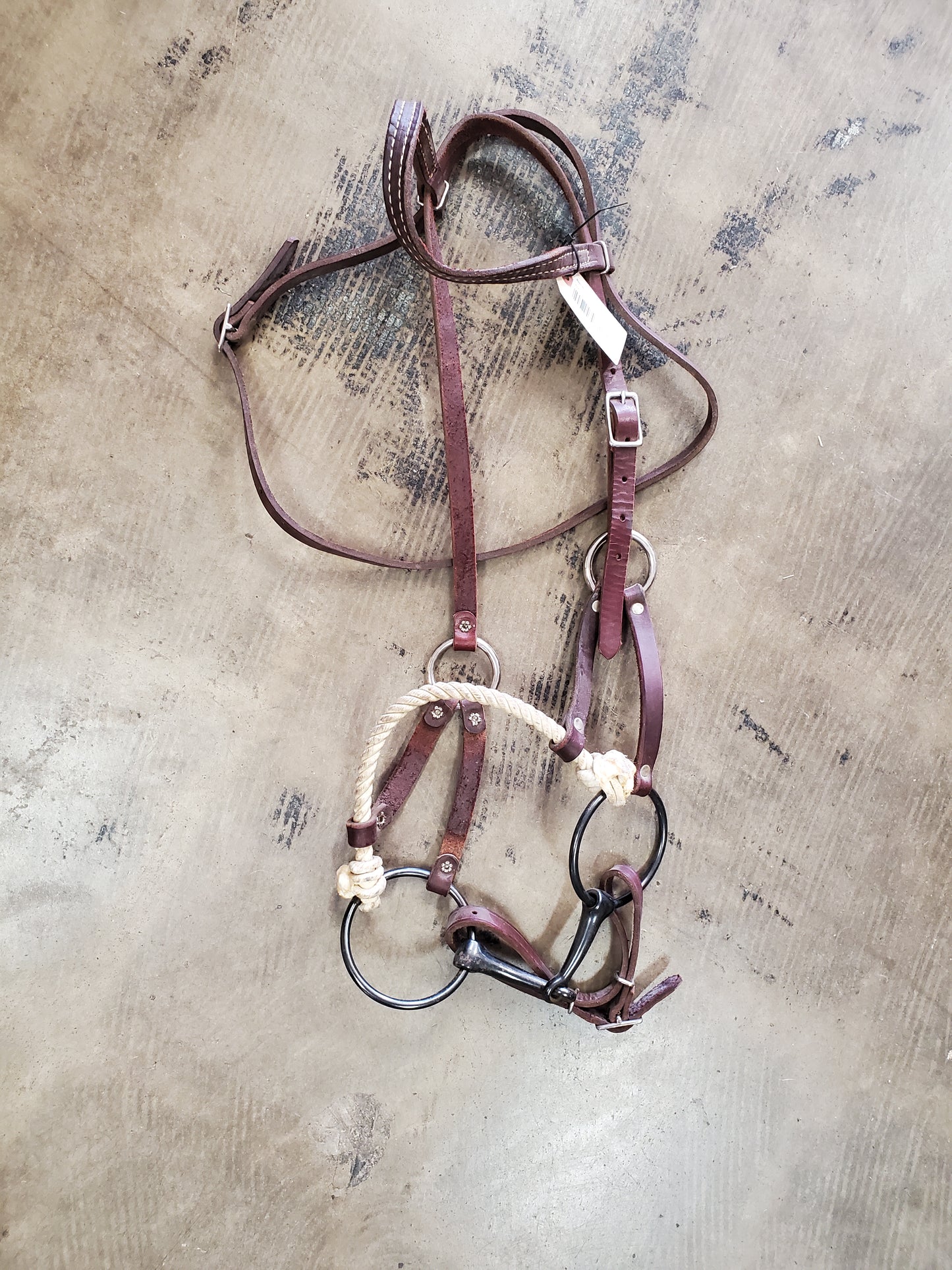 Rope Nose Side Pull Snaffle