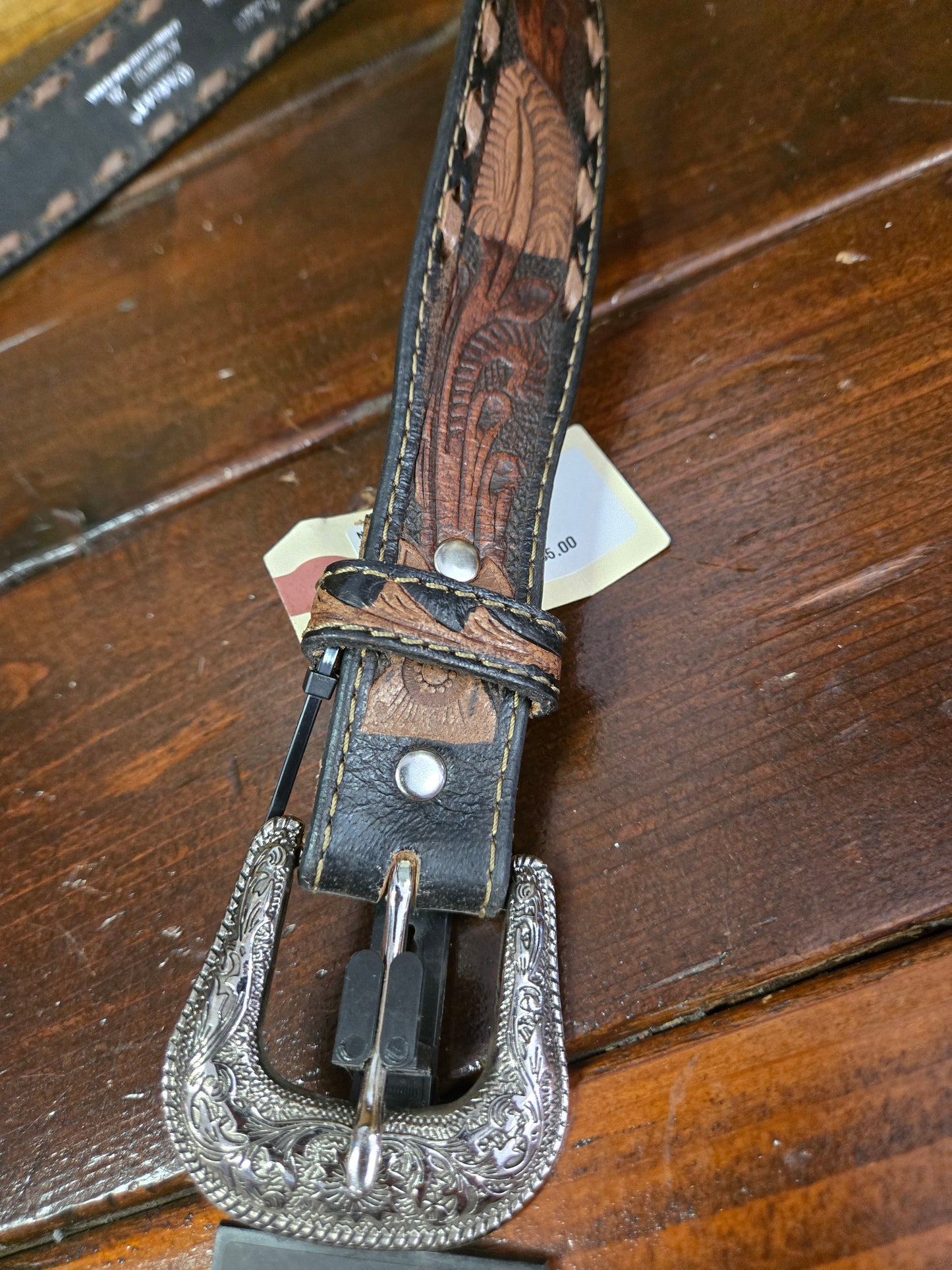 NEW Kids Buckstitched Belt/Floral
