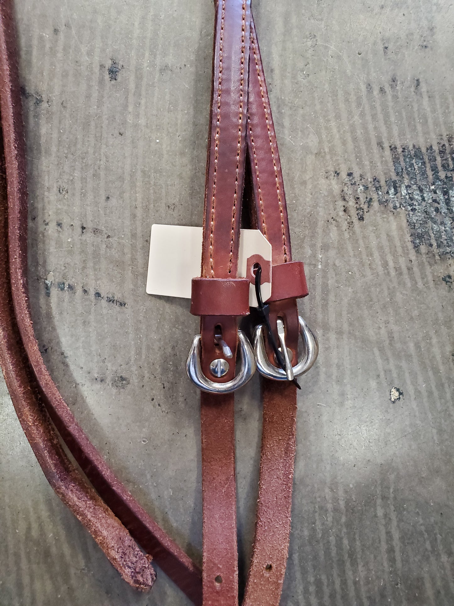 Leather Reins Quick Change Buckles