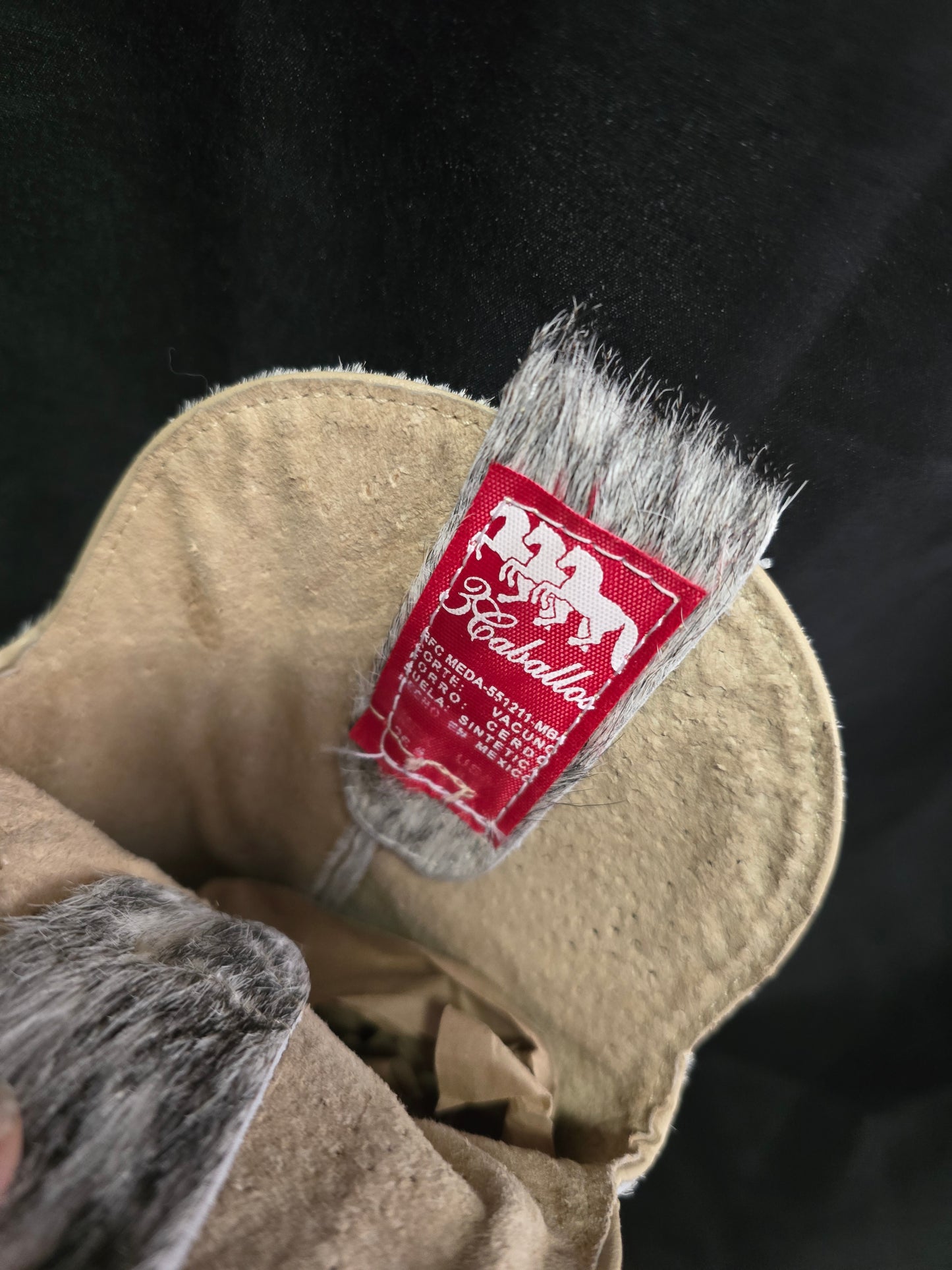 Ladies Hide On 3 Caballos Boots