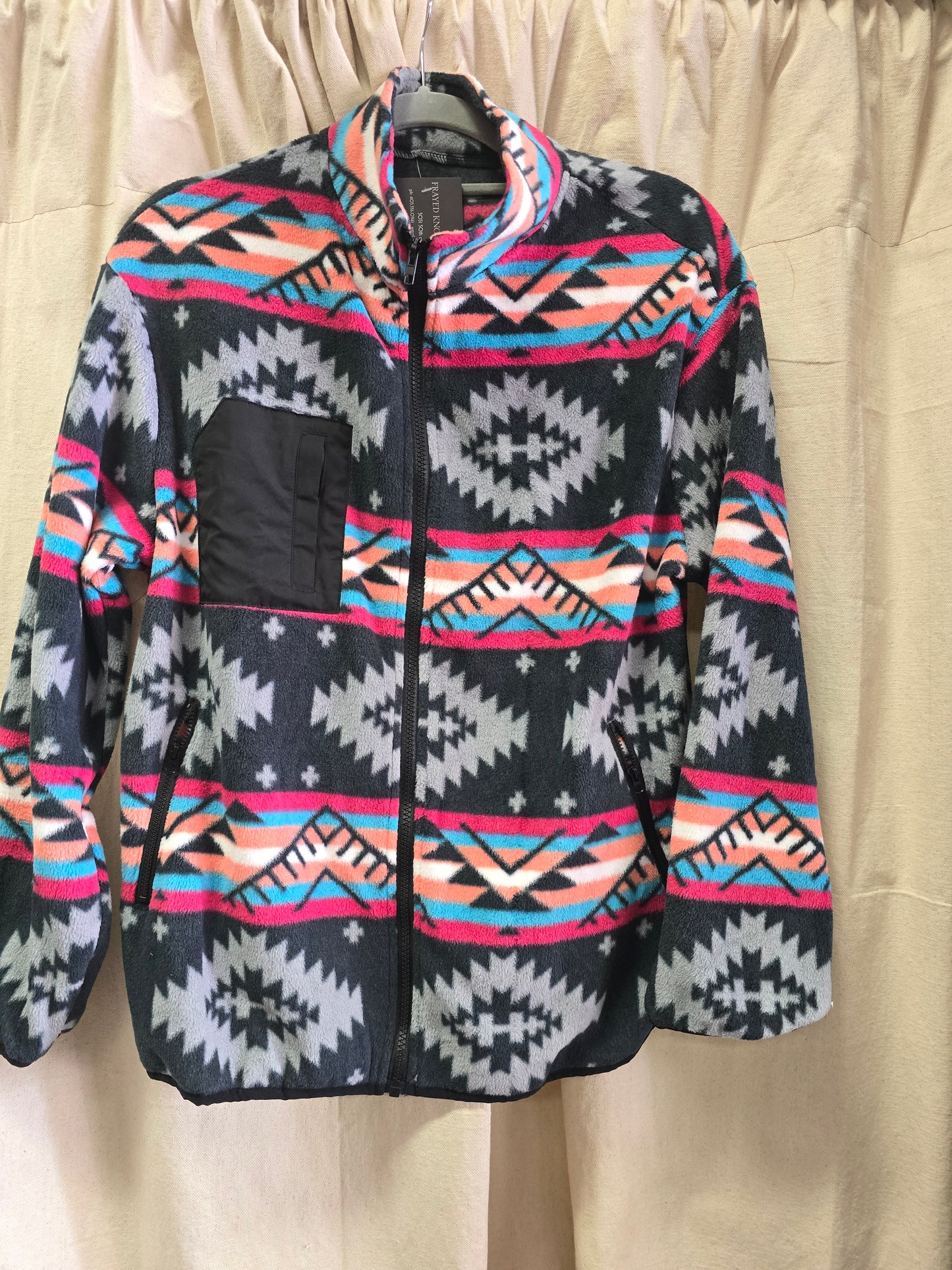 Aztec Multi Colored Fleece Jkt