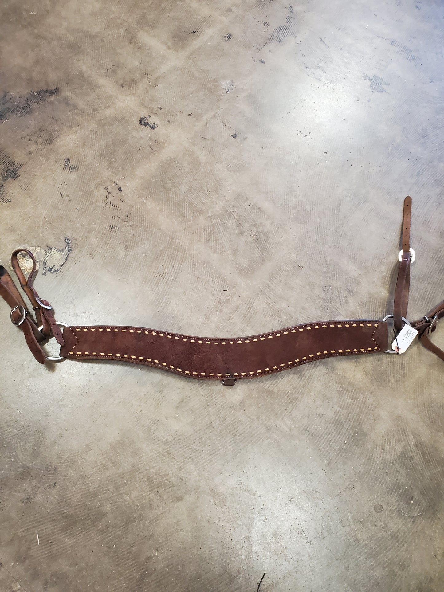 Tripping Collar                     Rough Out Buck Stitching