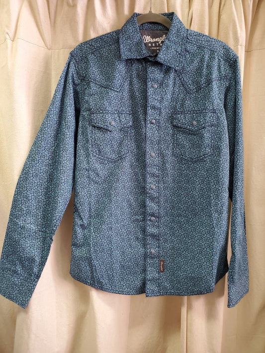 Blue Floral Print W/Shirt NEW