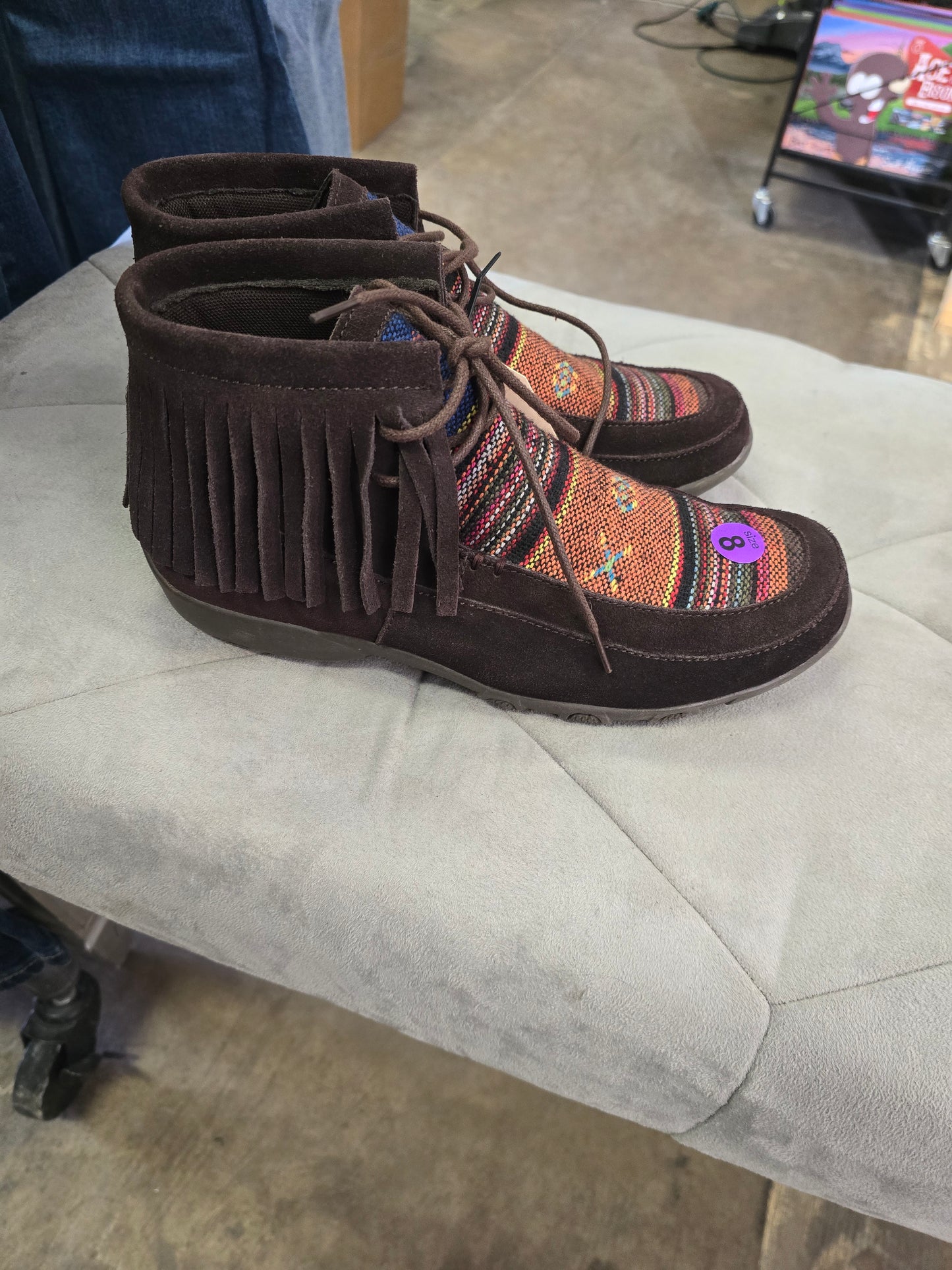 Like NEW Fringed Navajo Shoes