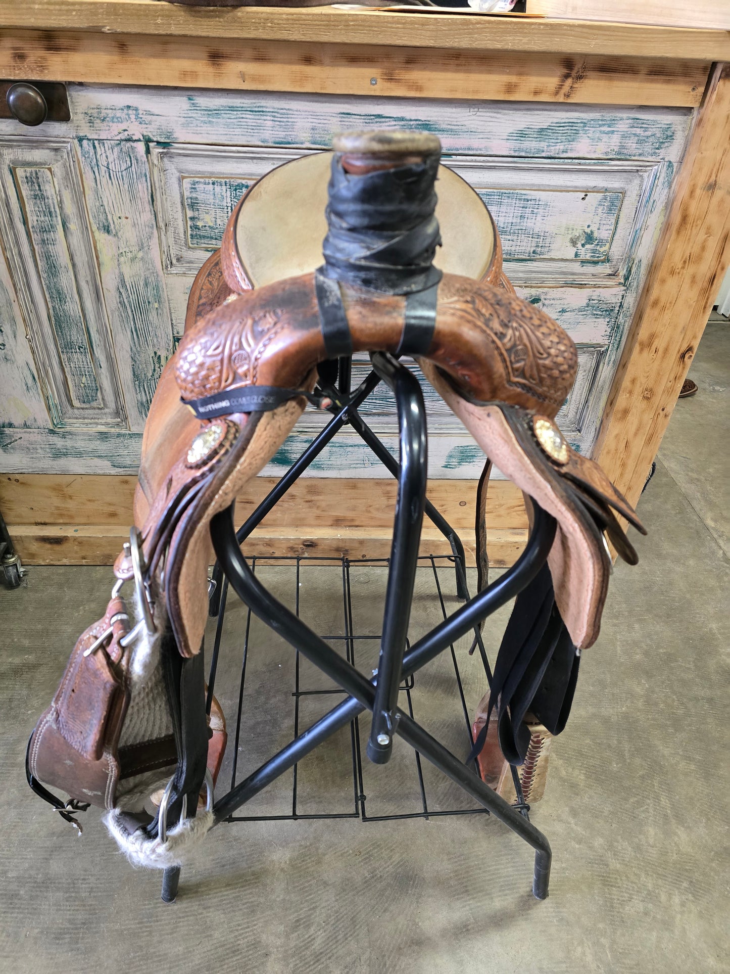 14 Inch Frontier Rope Saddle