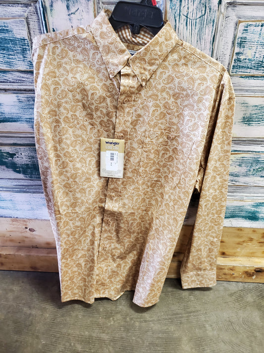 Wrangler Paisley Tan W/Shirt
