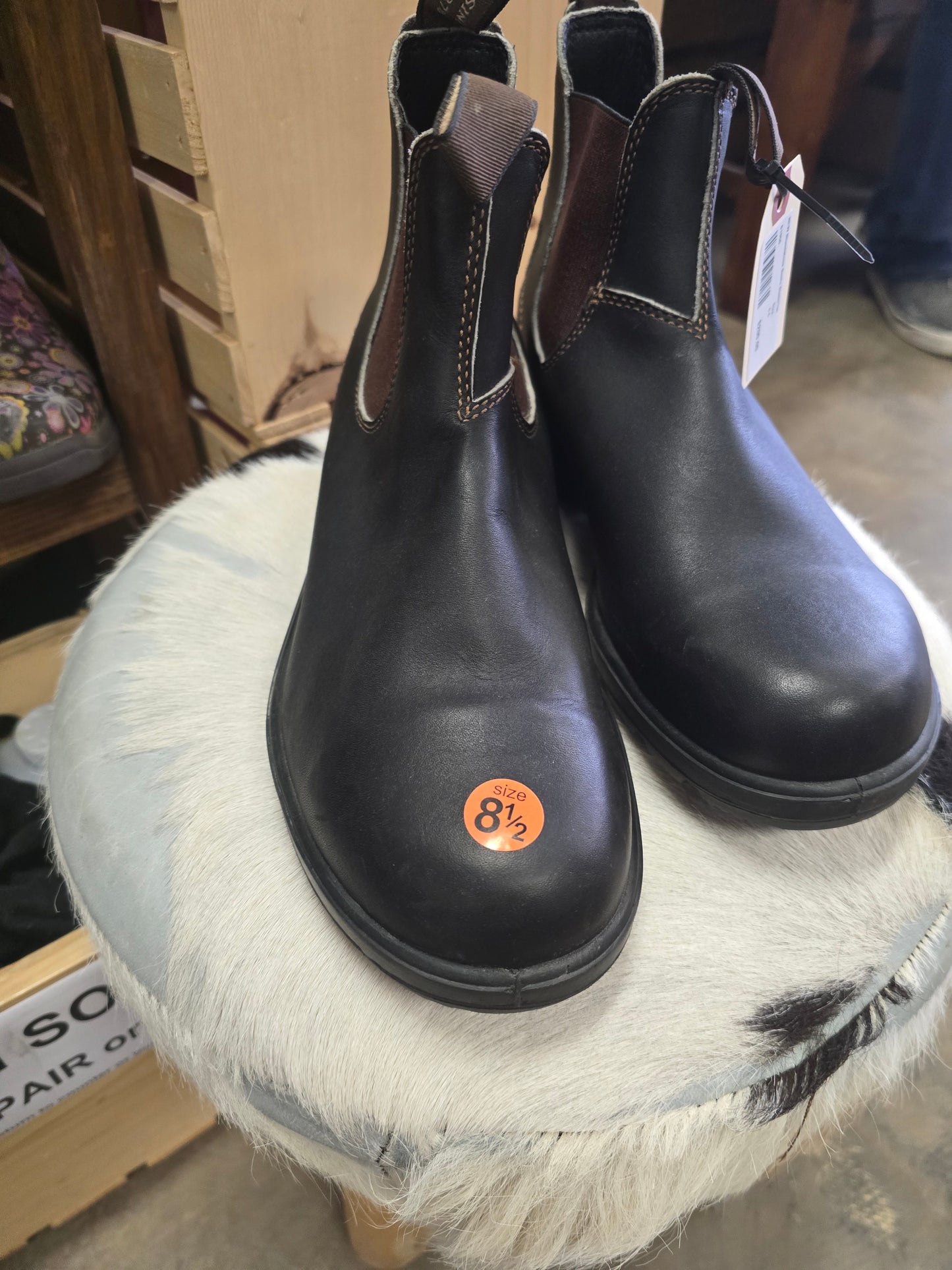 NEW Men's Blundstone Boots Black/Tan