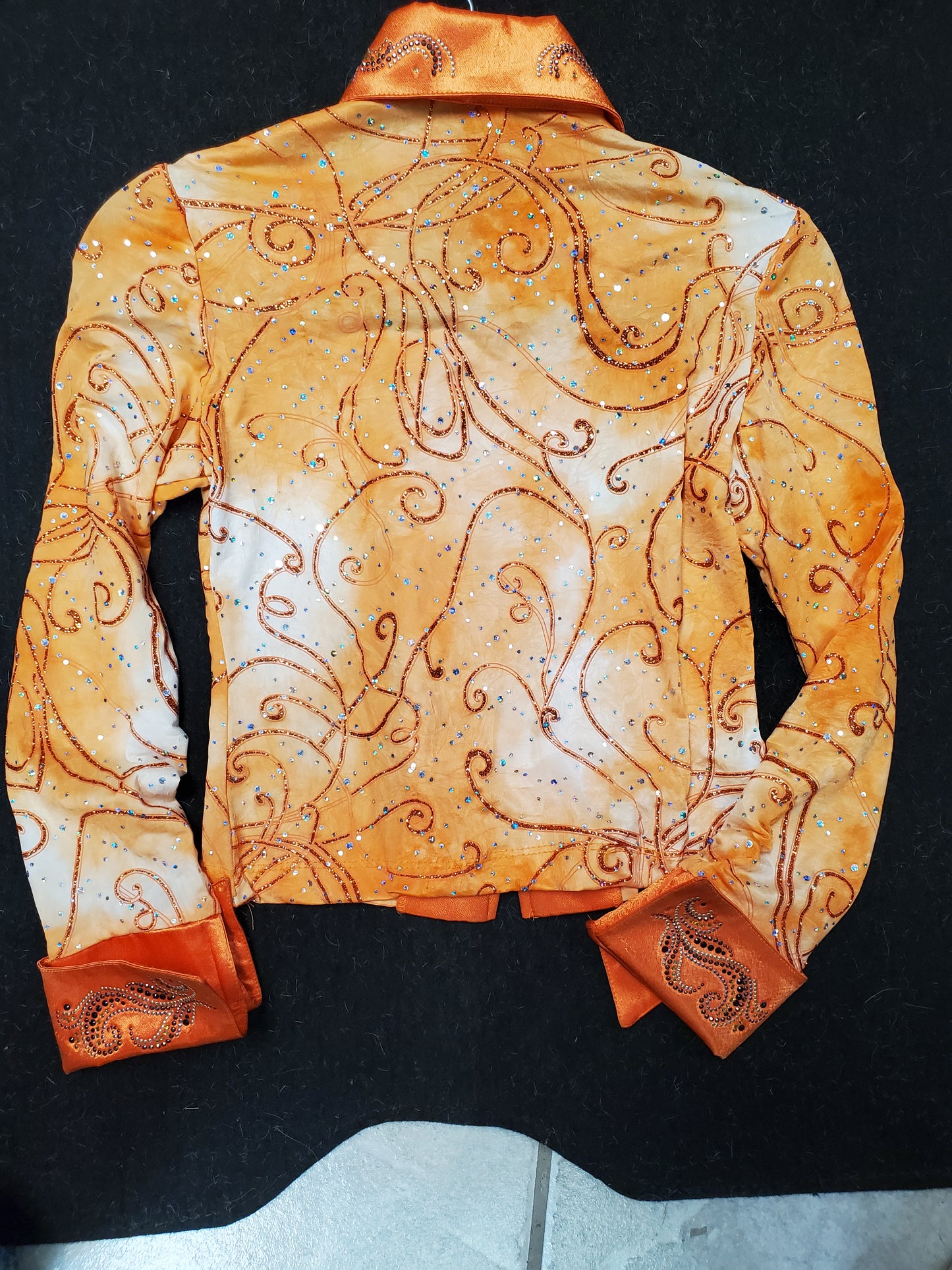 Orange Show Shirt/ Gem Details