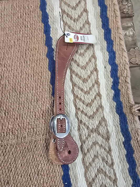 NEW Plain Leather Spur Straps
