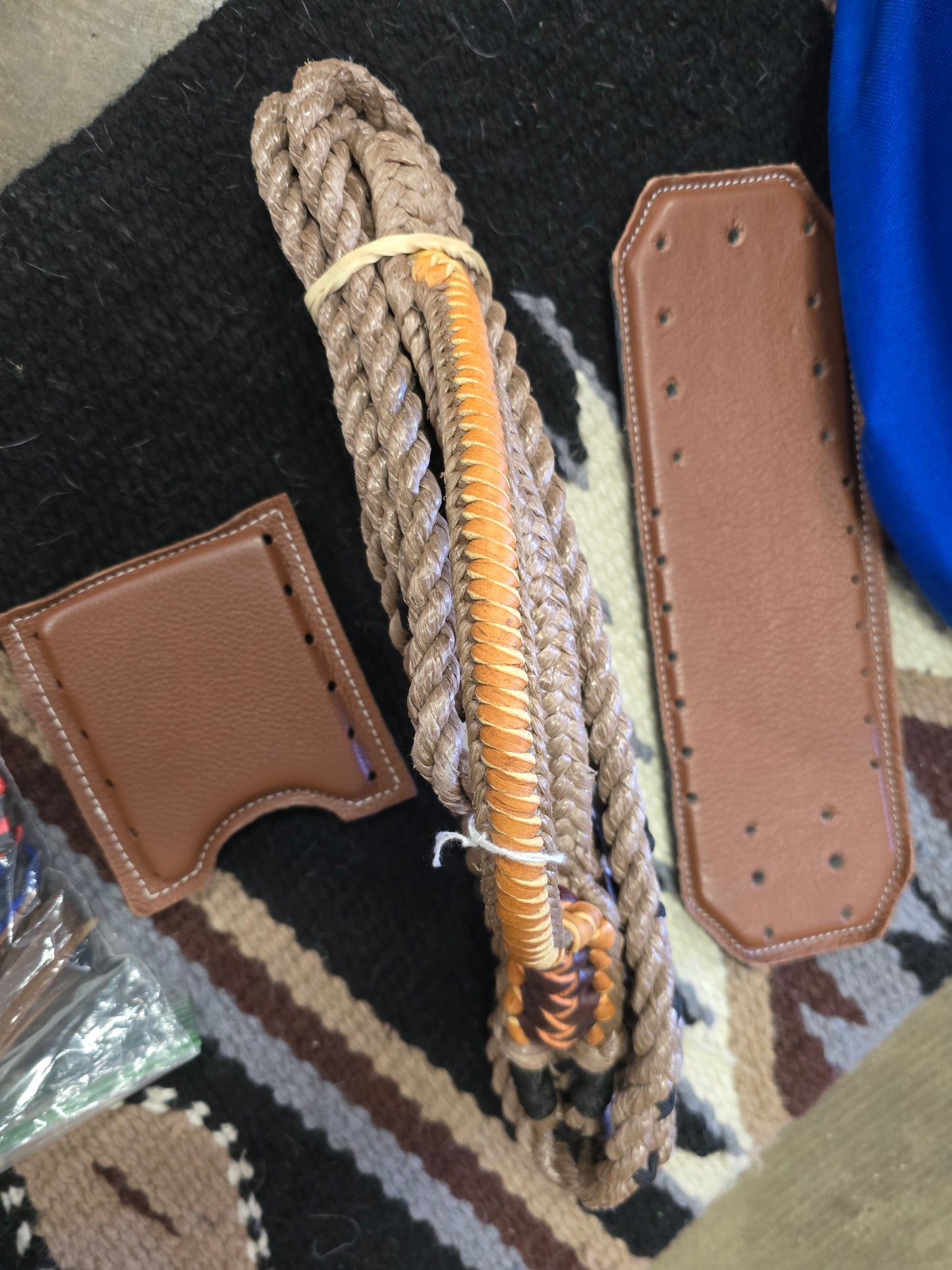 NEW R.H. American Brown Poly Mini Bull Rope