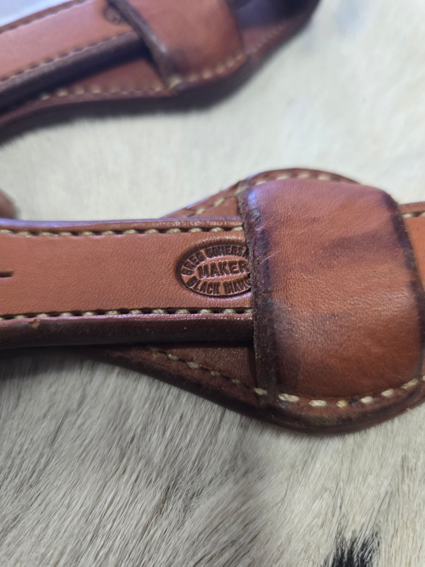 Leather Slobber Straps- Greg Gomersall