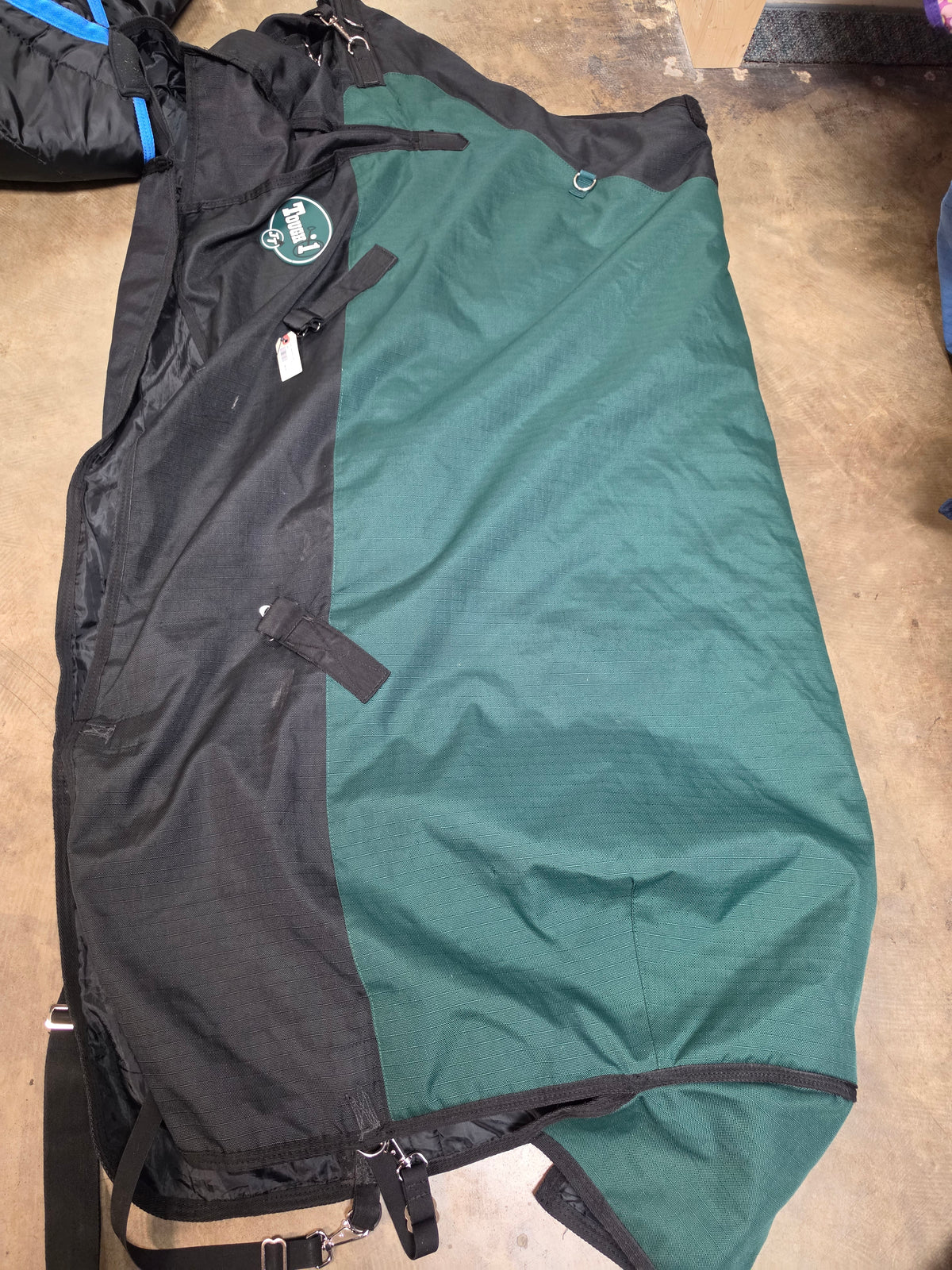 Green -Black Winter Blanket