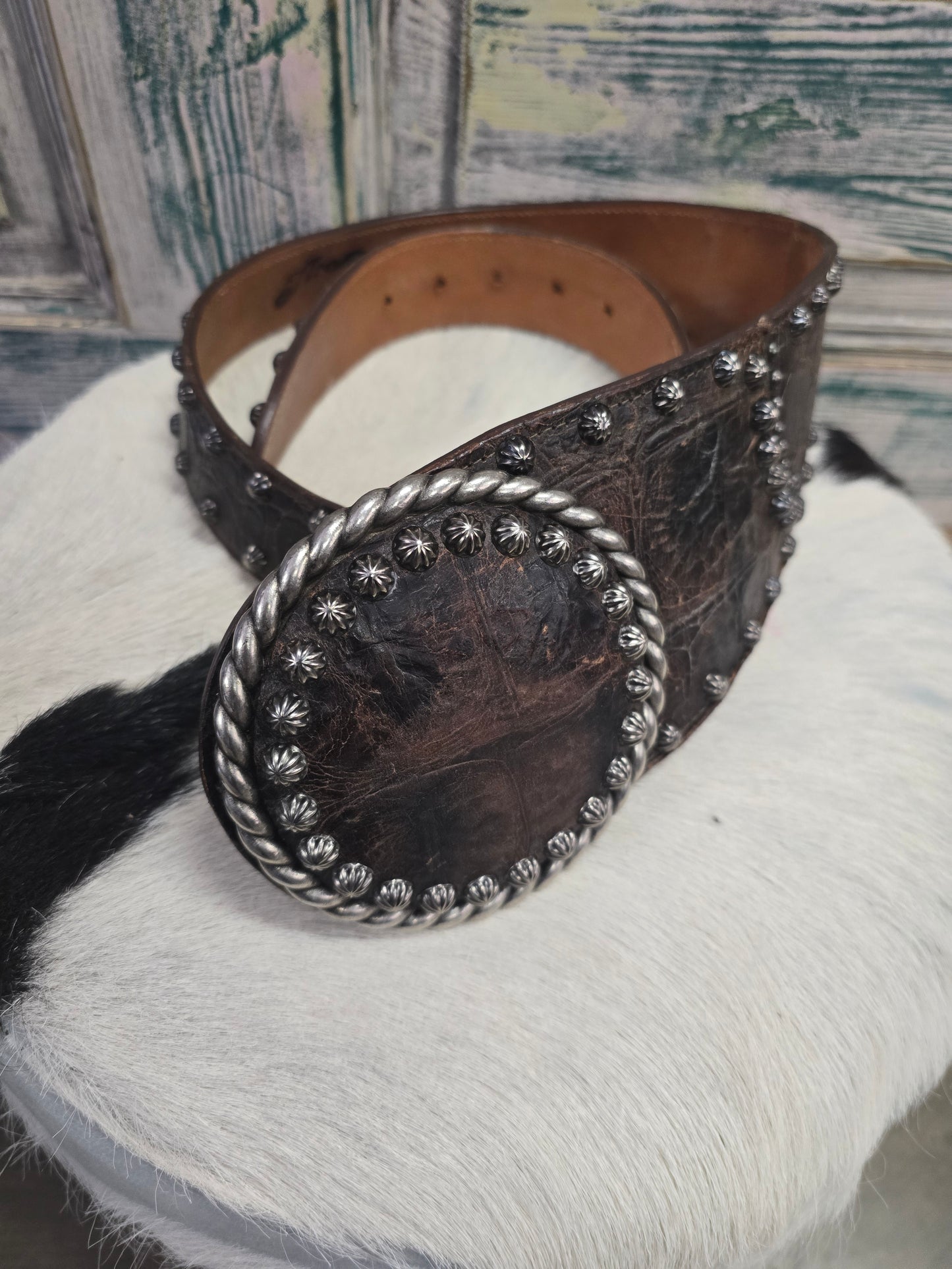 Fashion Leather Belt/ Stud Details