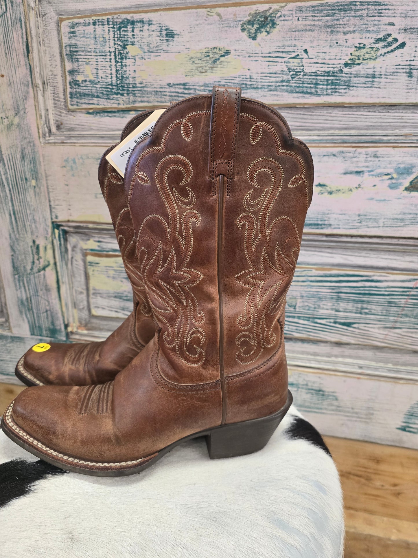 Snip Toe Brown Ladies Boot