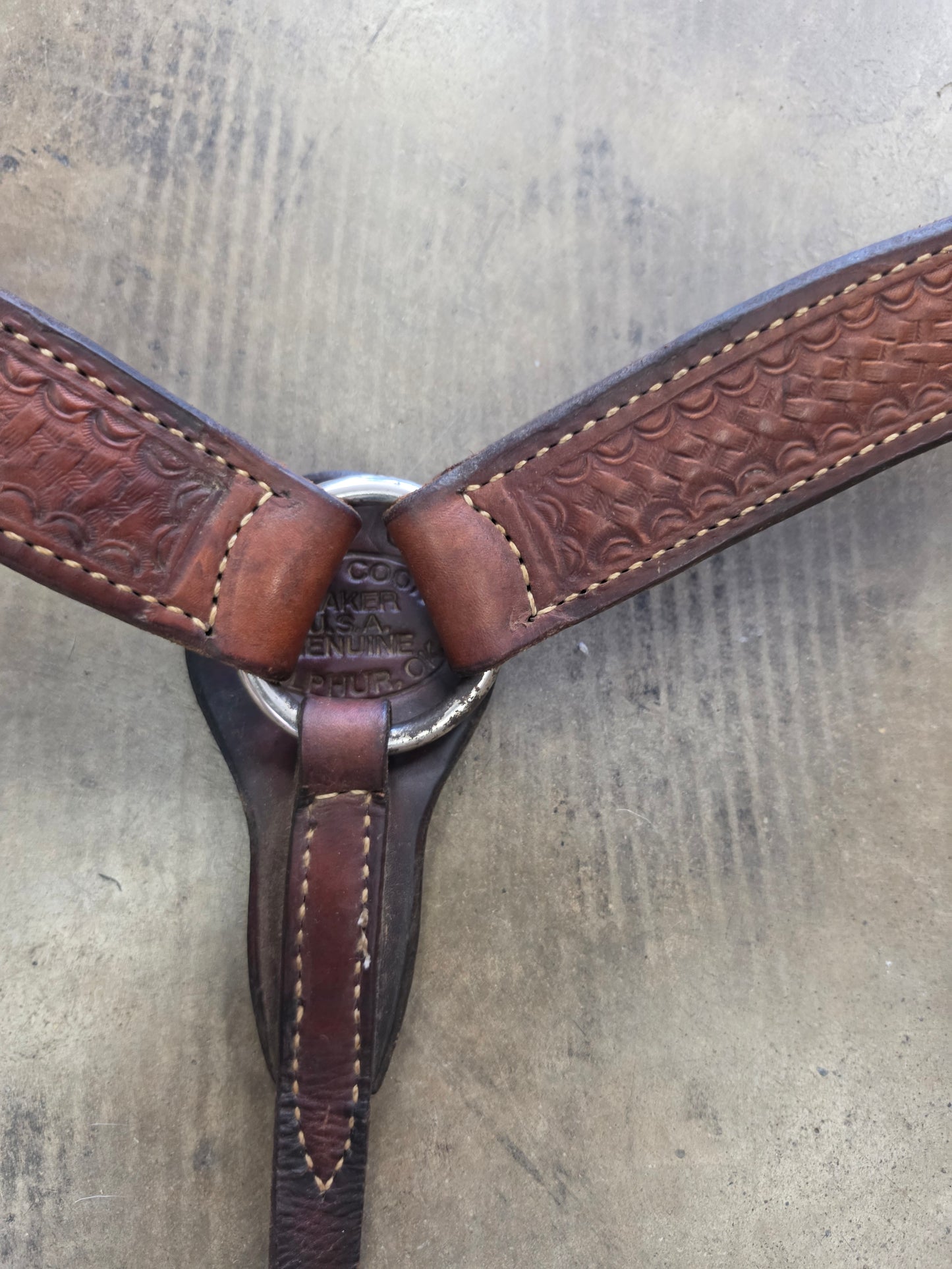 Basket Stamped Breast Collar