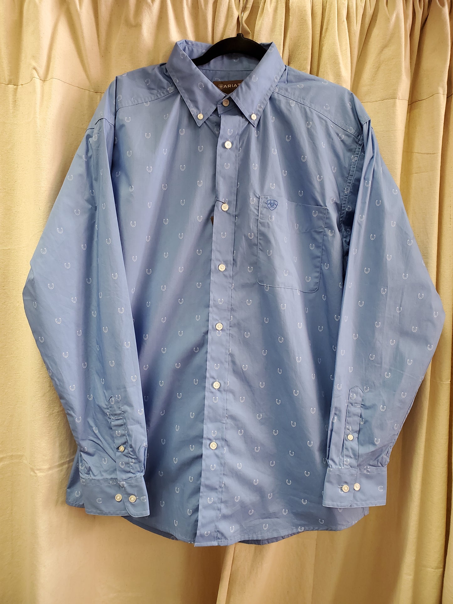 Blue Horseshoe Print W/Shirt NEW