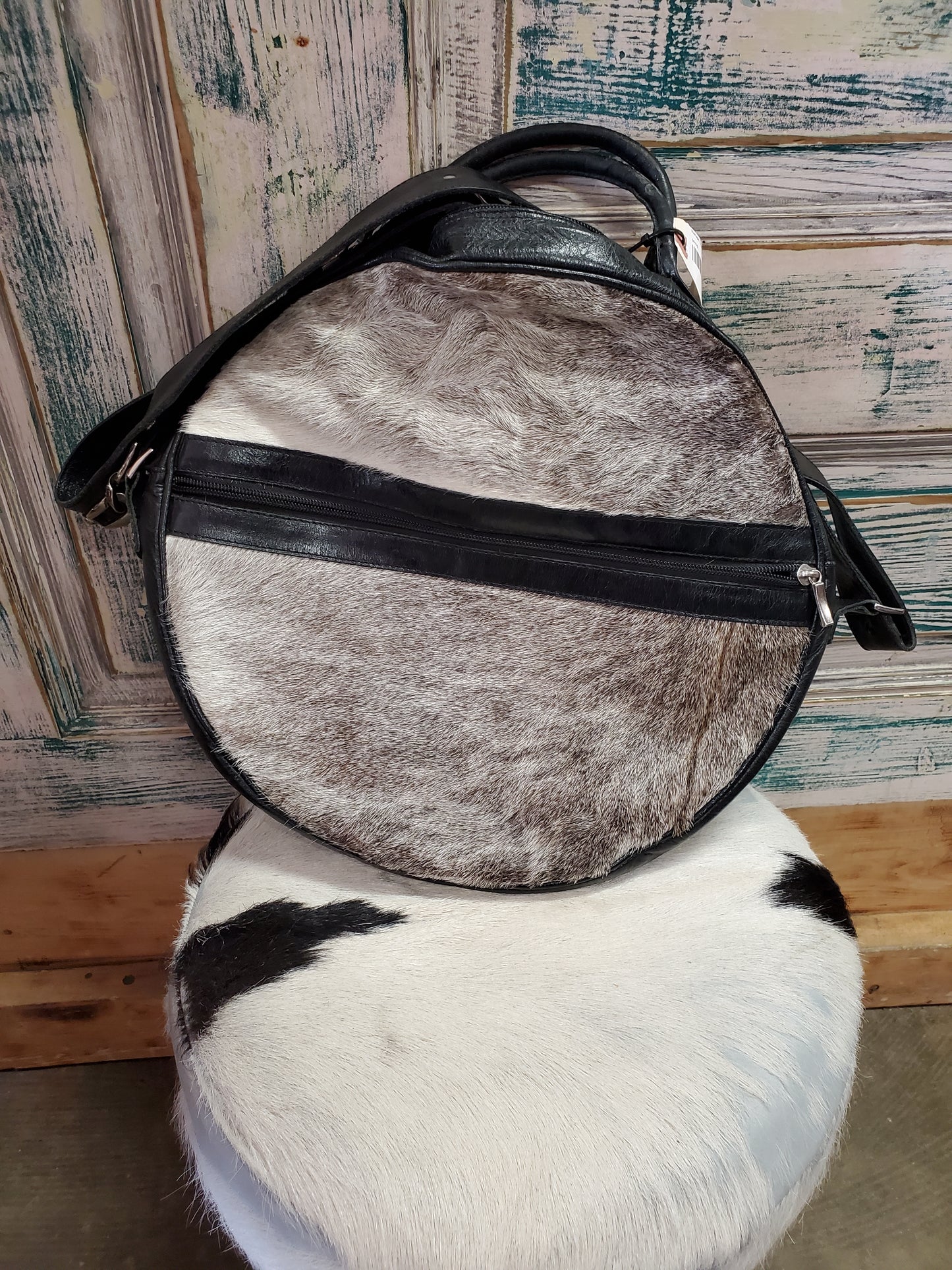 Vintage Drum Purse/Hide On