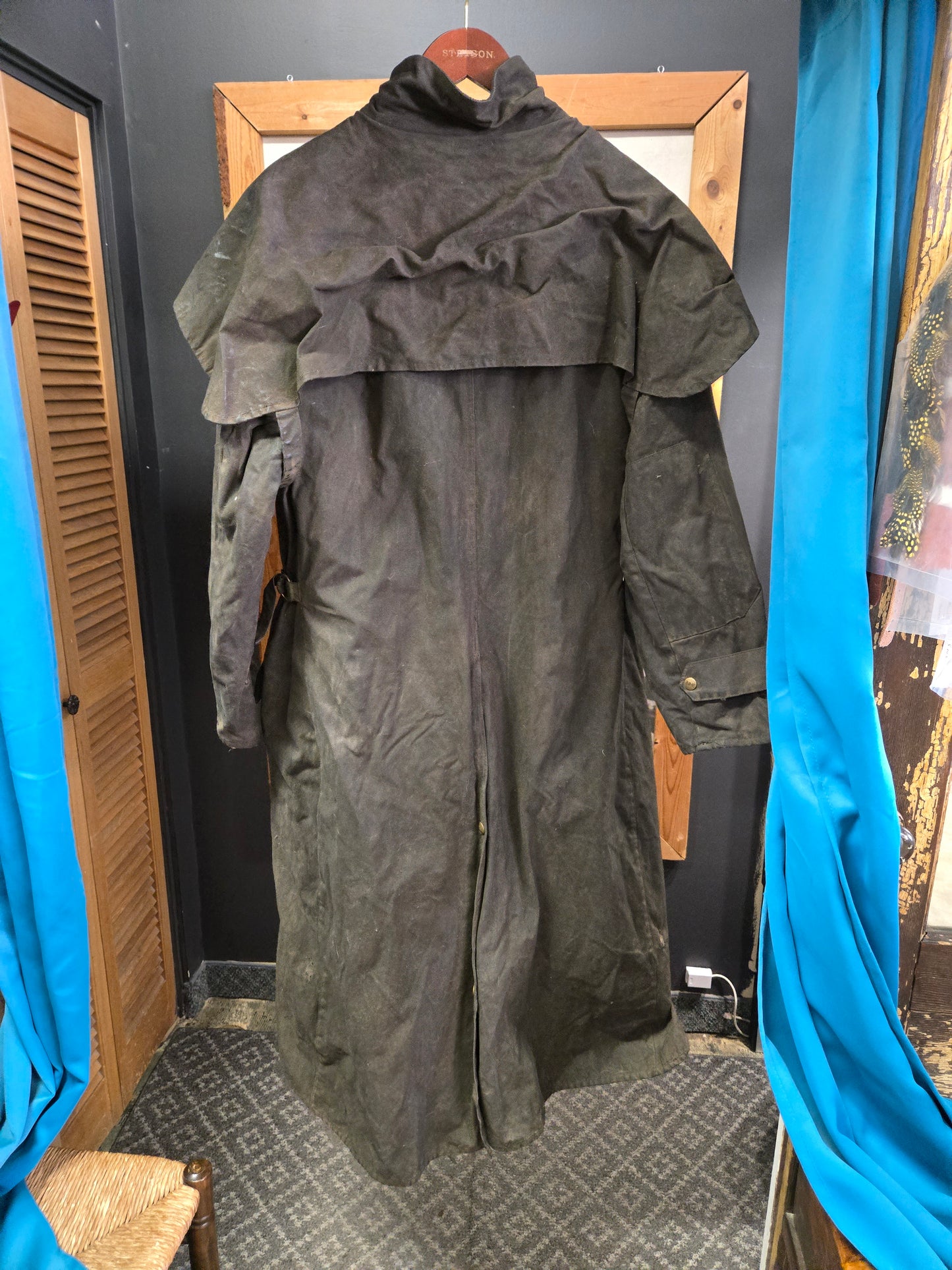 Lined Oilskin Full Lenght Slicker