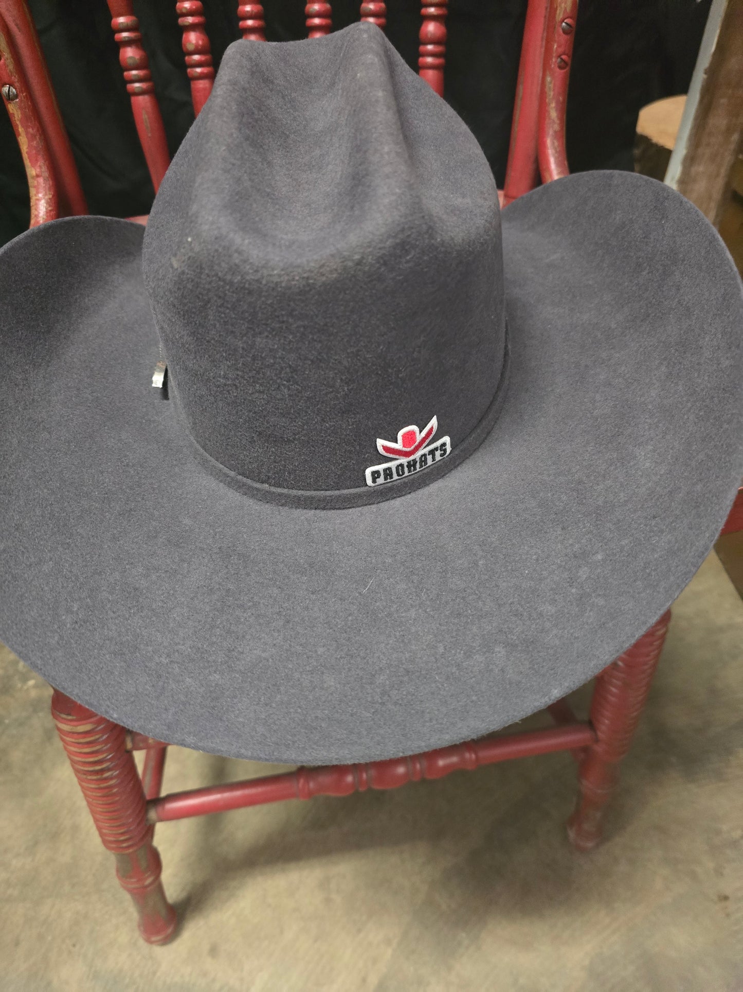 Like NEW Grey Wool Felt Hat