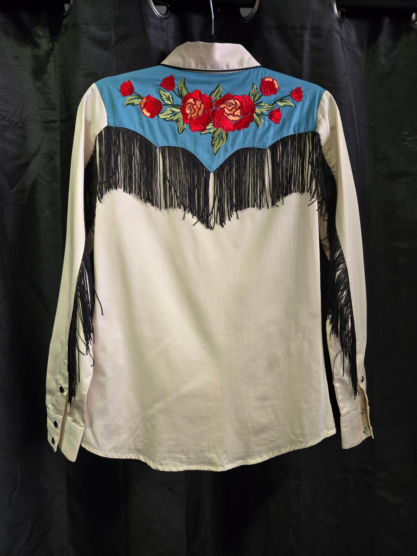 NEW Fringed Rose Yoke W/Shirt