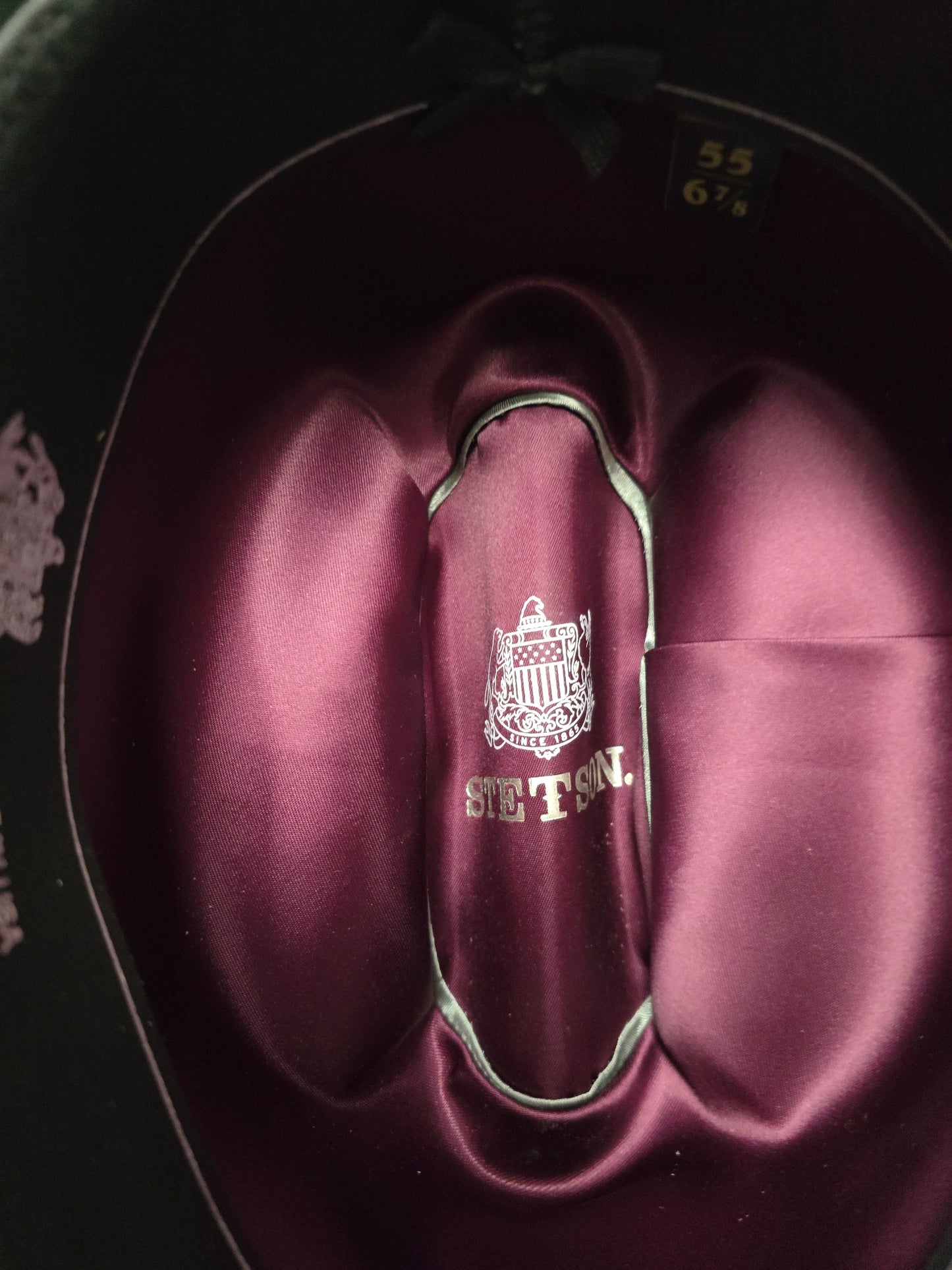 NEW Black Stetson 6 X Hat